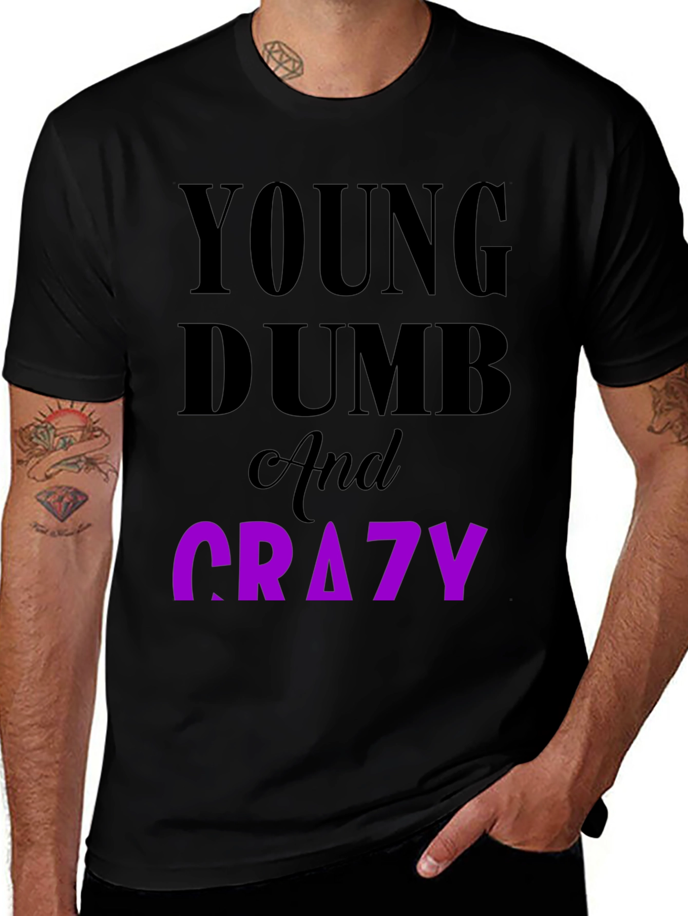 Young Dumb & Crazy Graphic T-Shirt