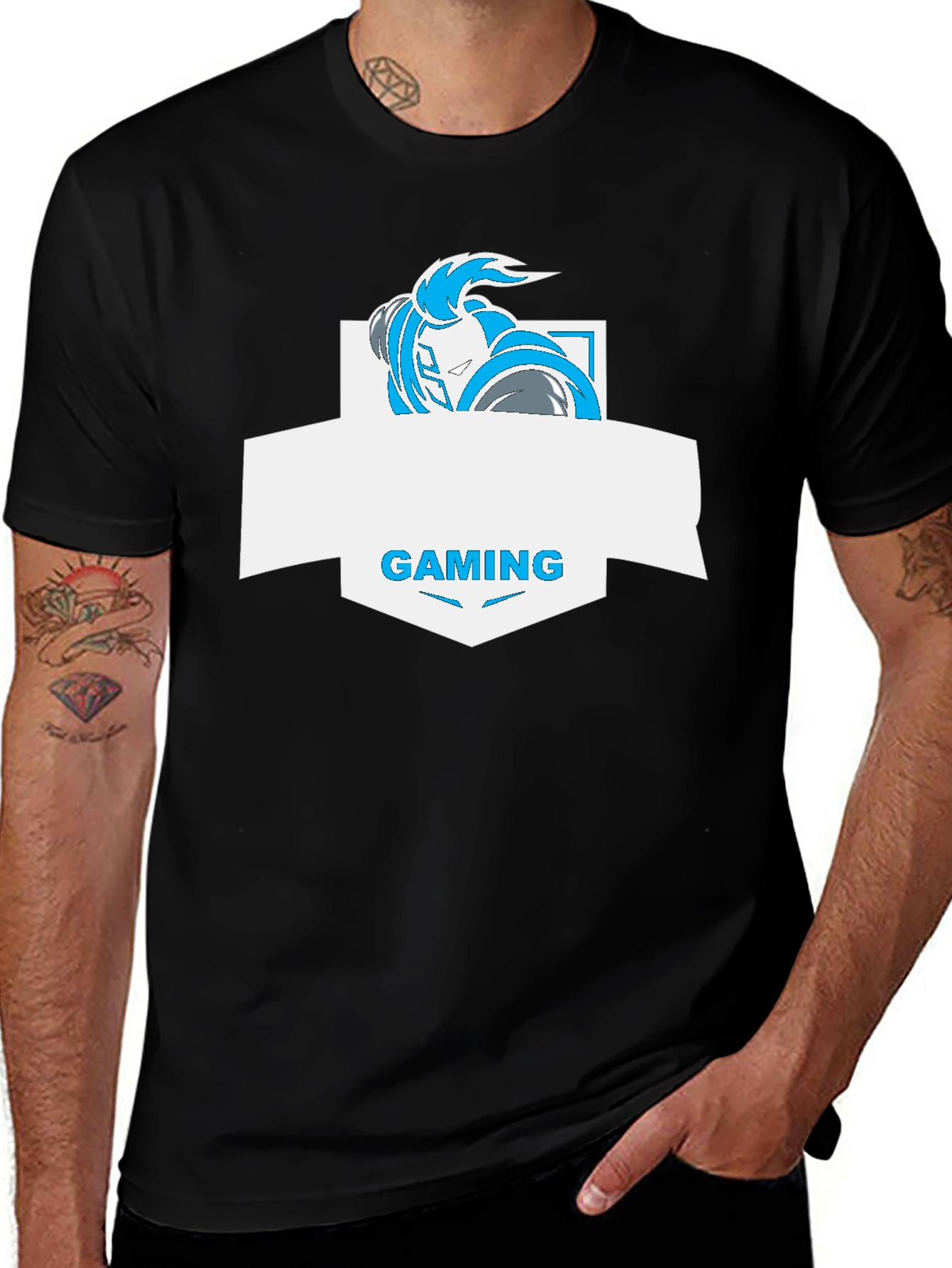 Variant 18 of Gaming Logo Black T-Shirt