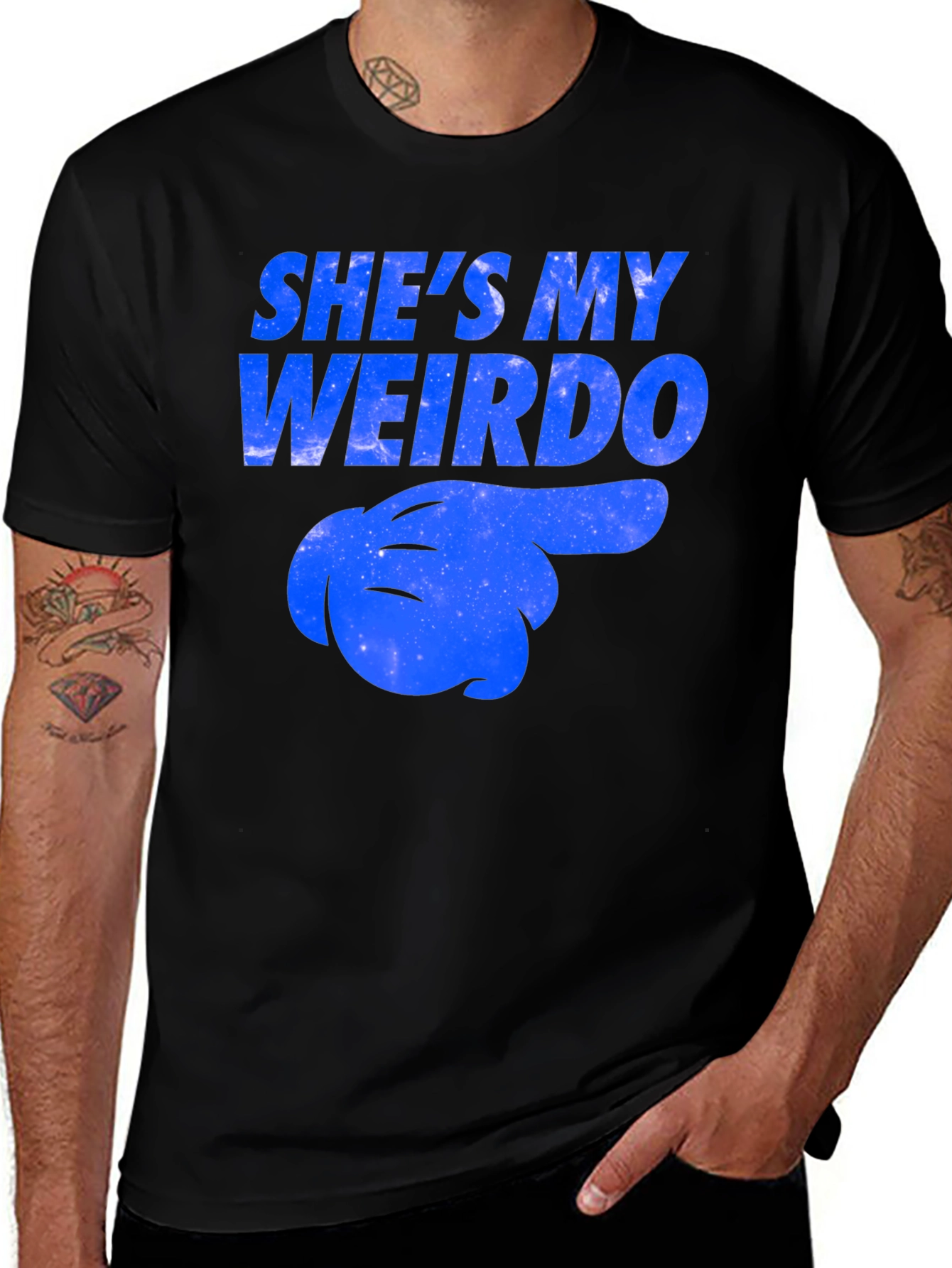 Variant 11 of She's My Weirdo Matching Couple Tee