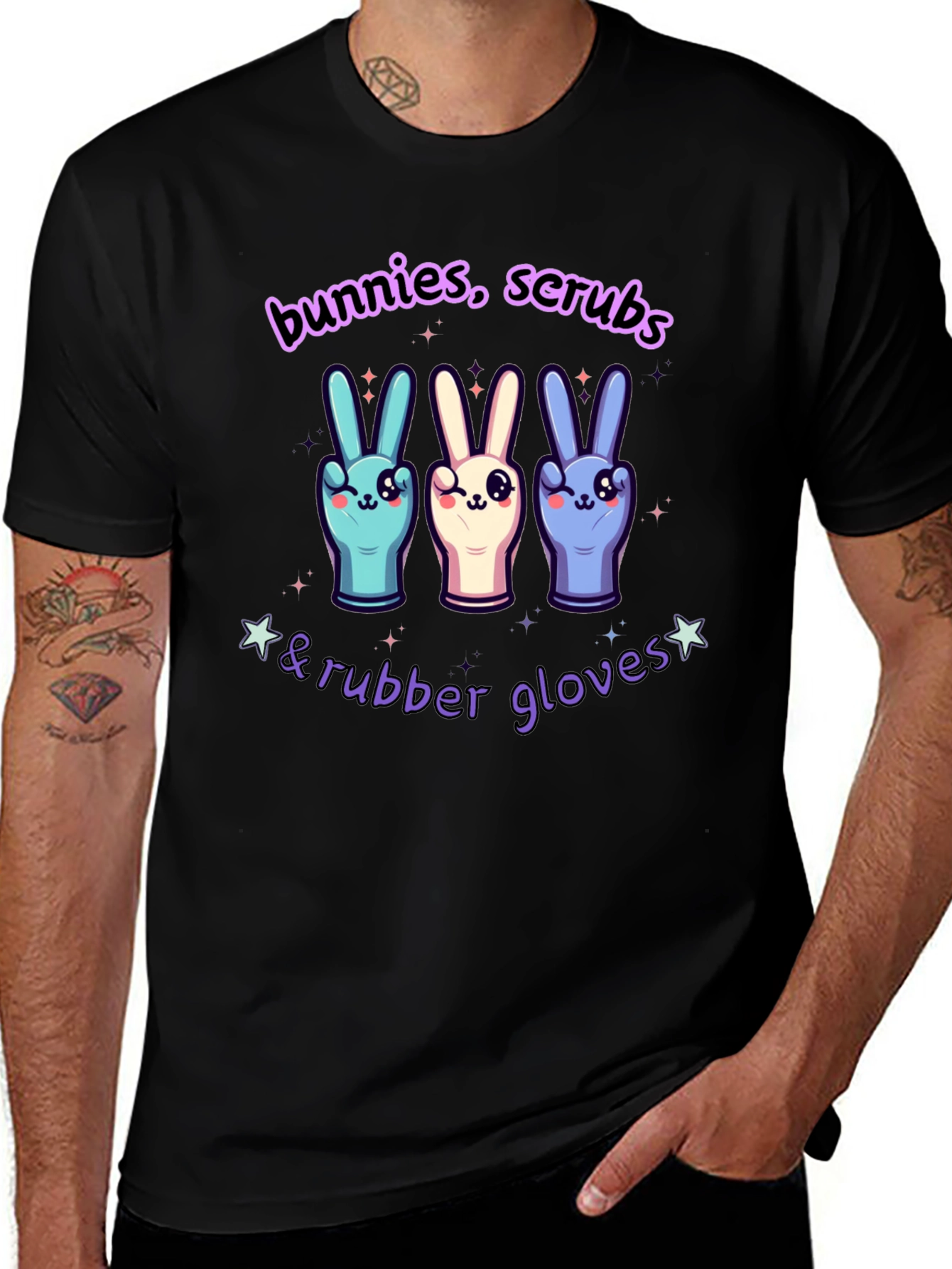 Bunnies, Scrubs & Rubber Gloves T-Shirt