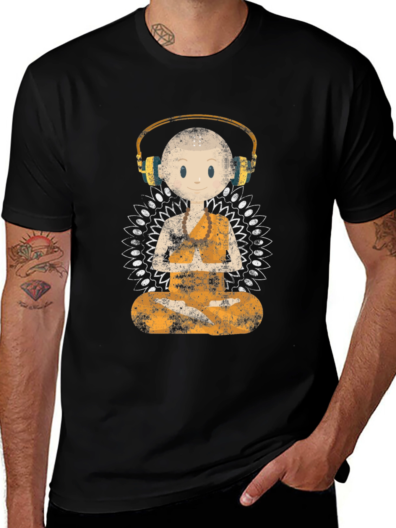 Meditating Monk T-Shirt