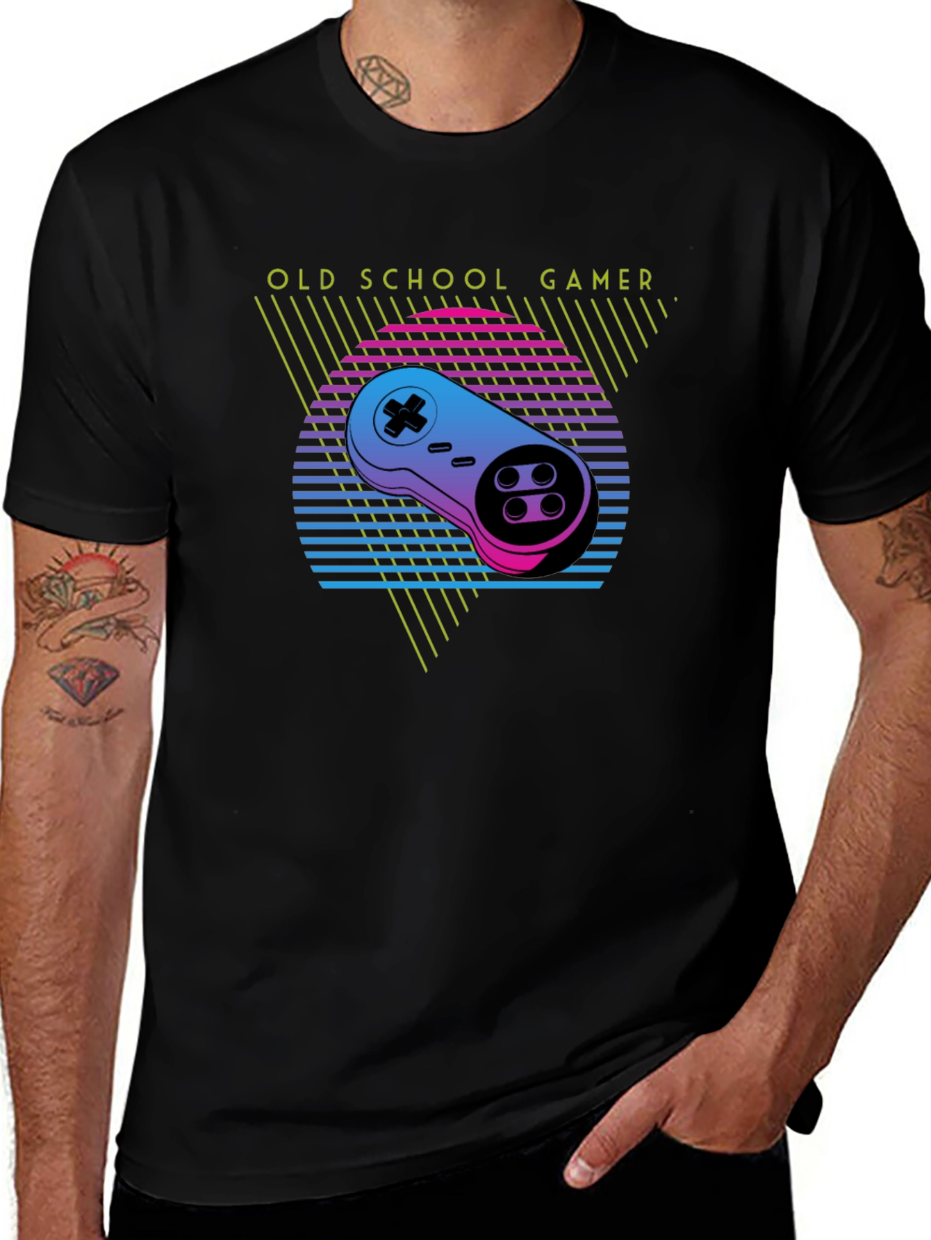 Variant 12 of Old School Gamer Retro Style T-Shirt