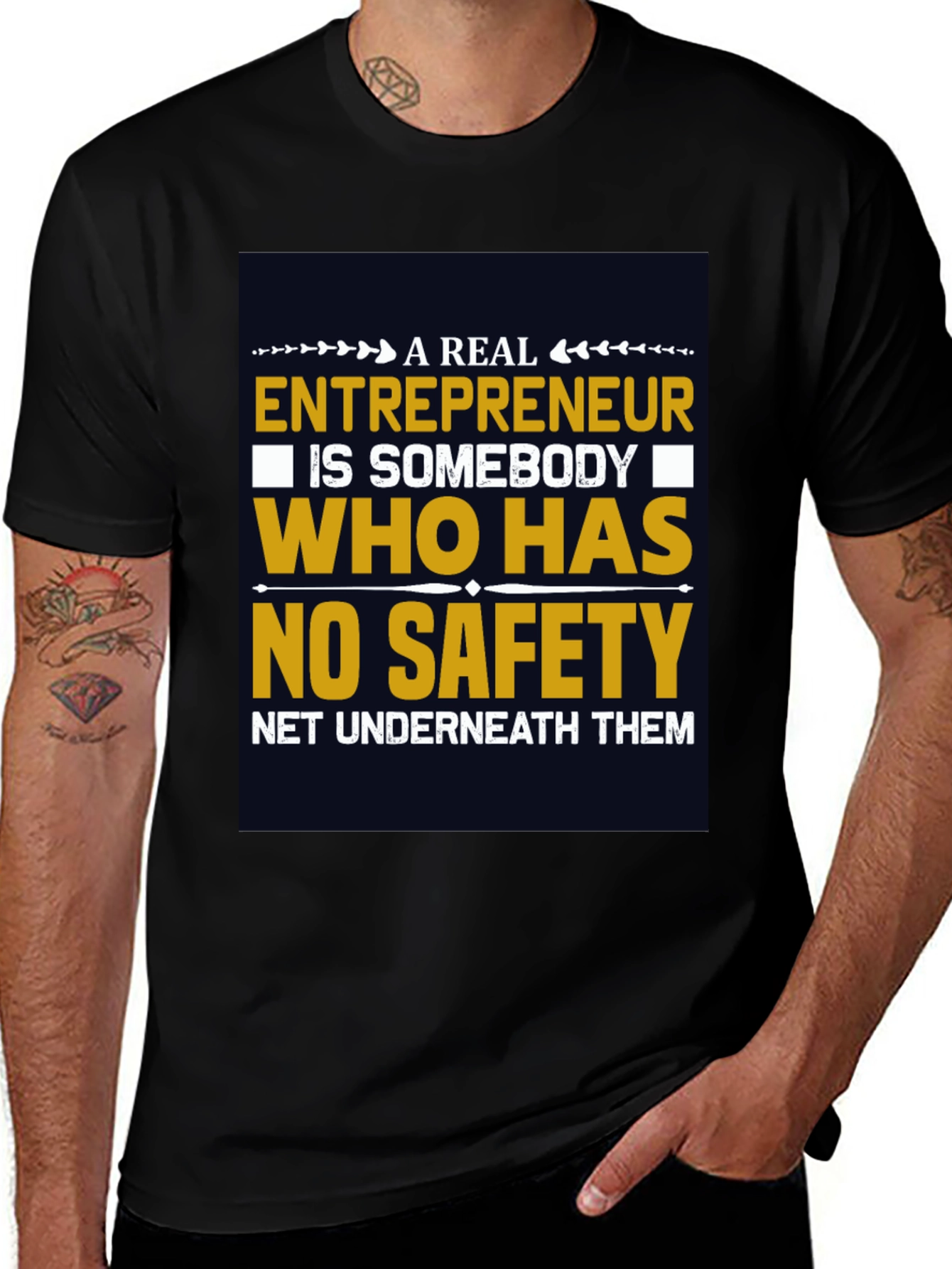Entrepreneurship T-Shirt - No Safety Net