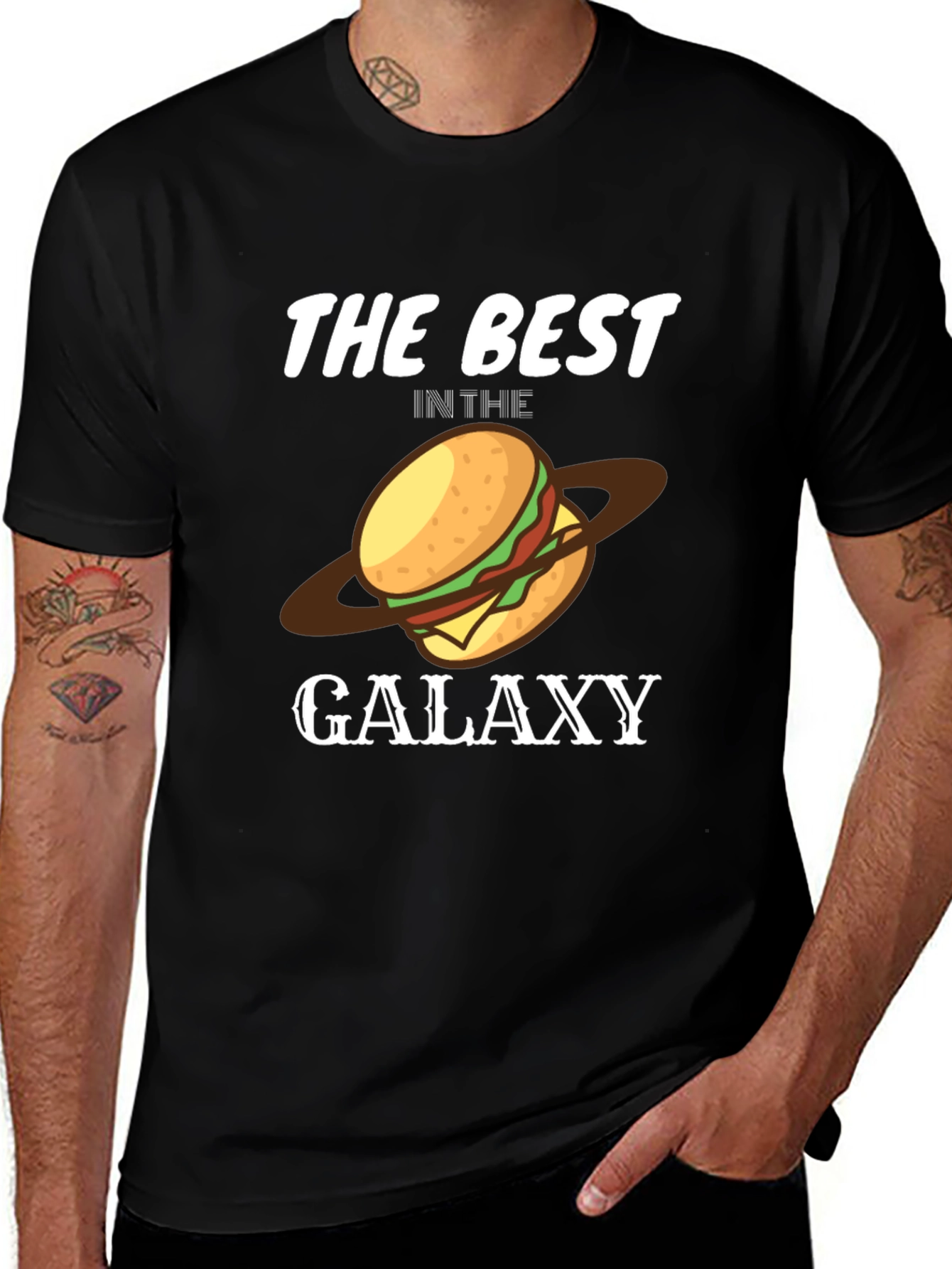 Variant 22 of The Best Burger in the Galaxy Graphic T-Shirt