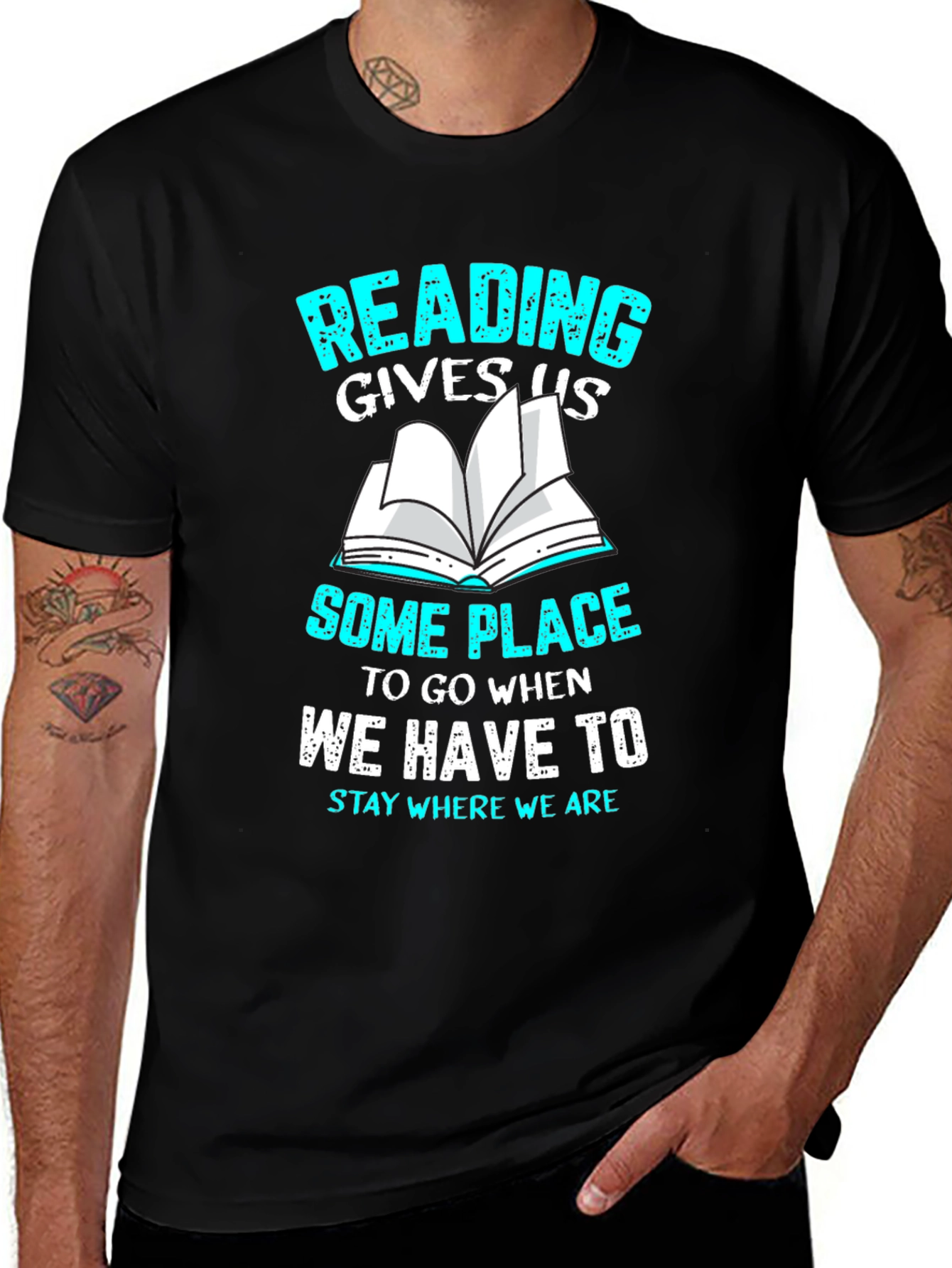 Variant 18 of Reading Gives Us Someplace T-Shirt