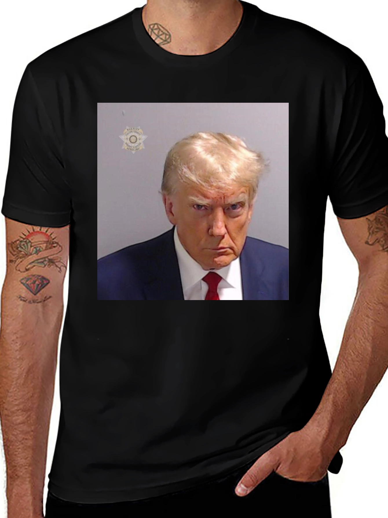 Trump Mugshot T-Shirt: Political Statement Tee