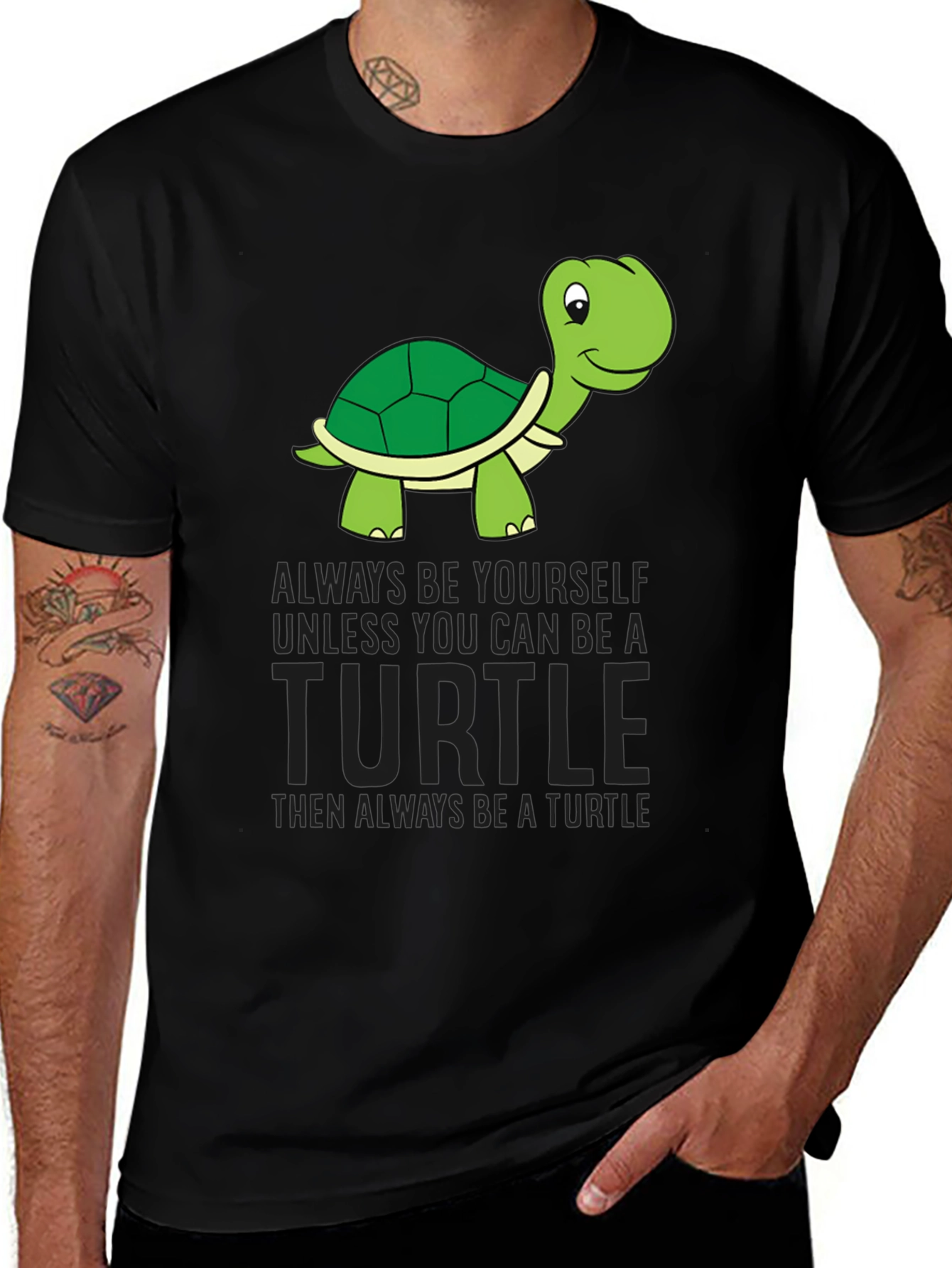 Variant 18 of Turtle Graphic Tee - Be Yourself, Unless Turtle!