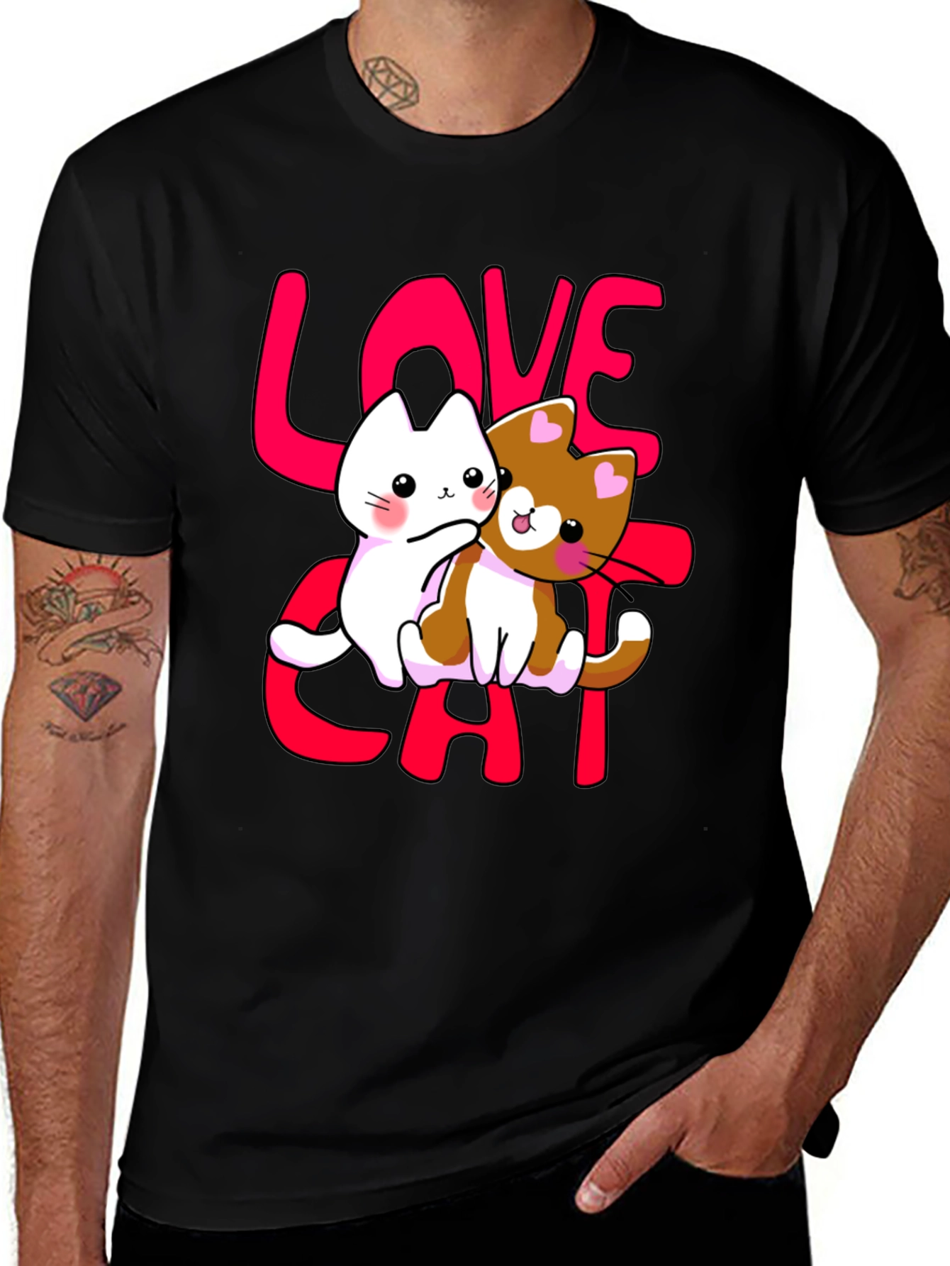 Variant 30 of Love Cat Graphic T-Shirt