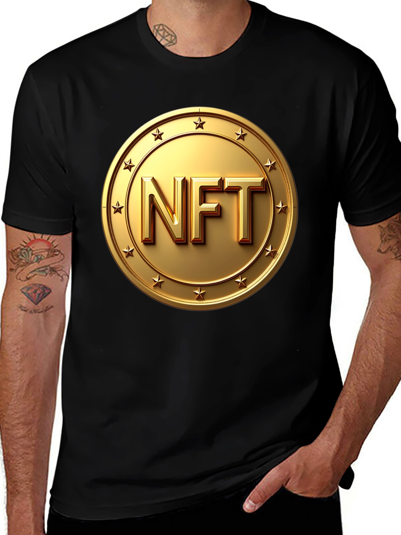 Variant 30 of NFT Coin Black T-Shirt
