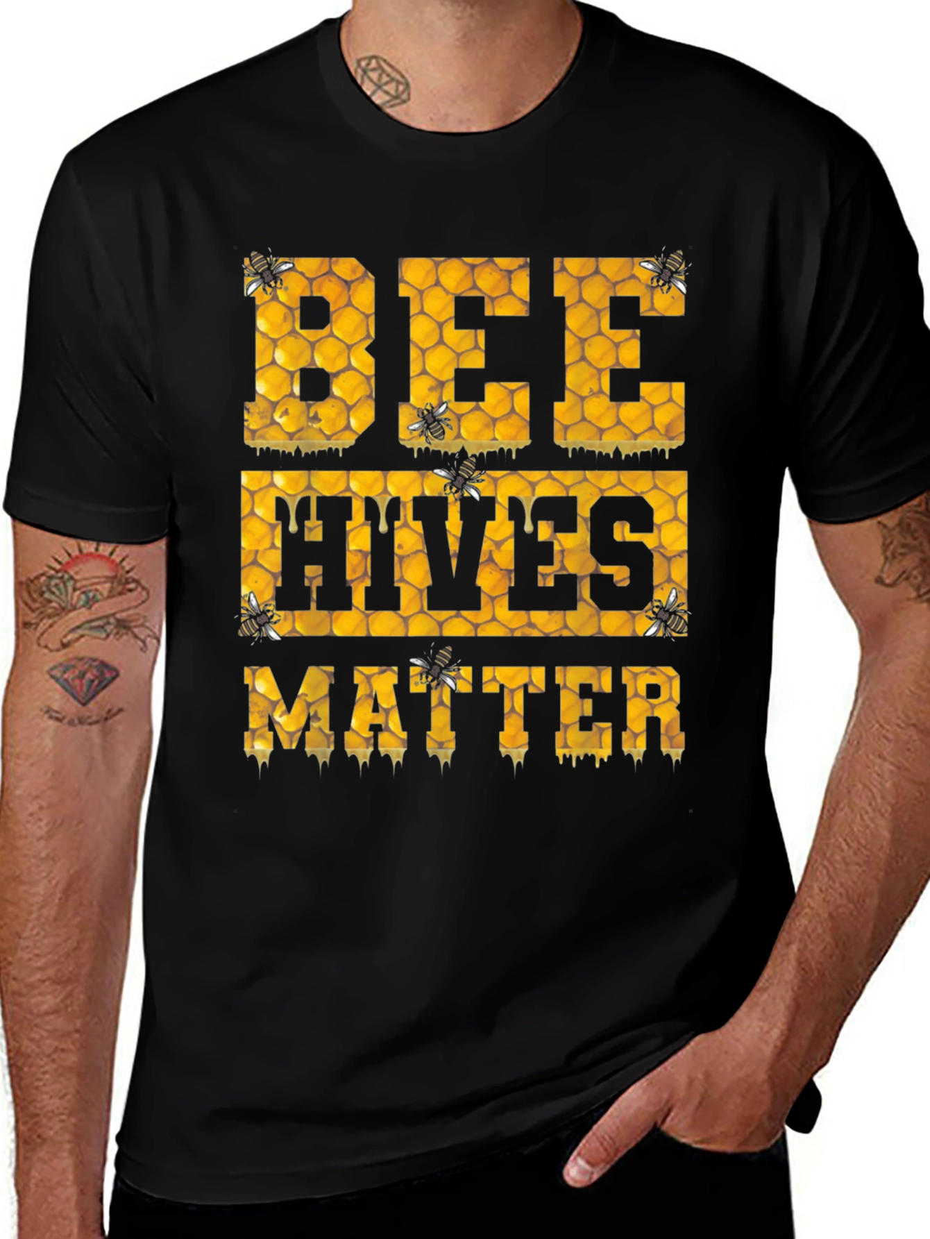 Variant 29 of Bee Hives Matter T-Shirt