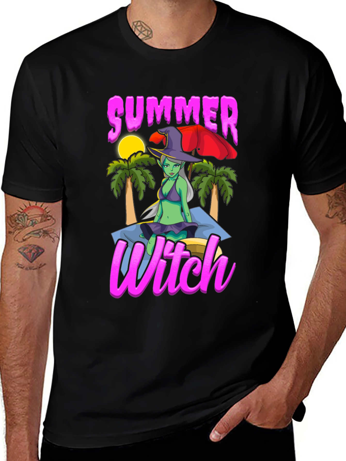 Variant 10 of Summer Witch Graphic T-Shirt