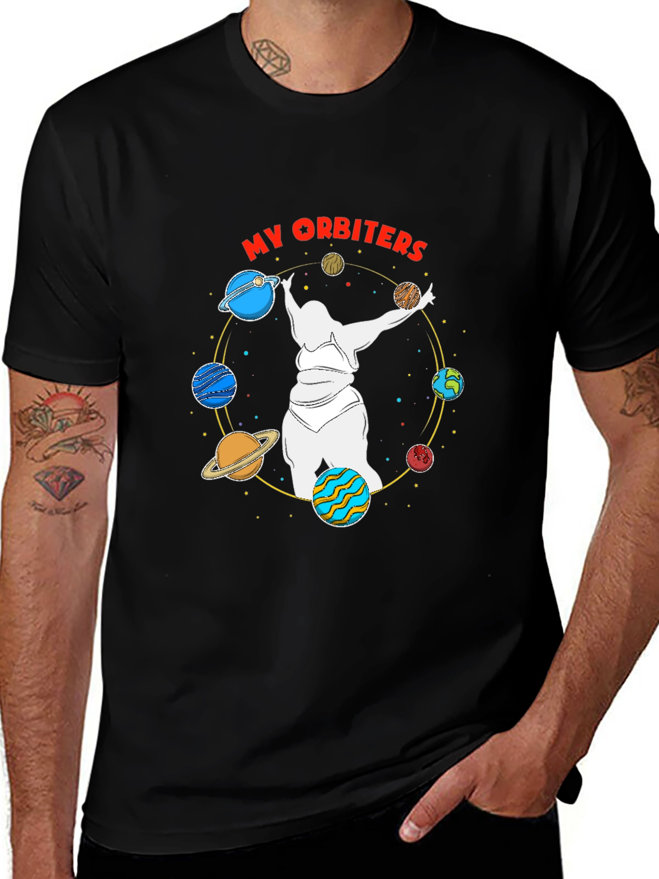 Variant 3 of My Orbiters Graphic T-Shirt