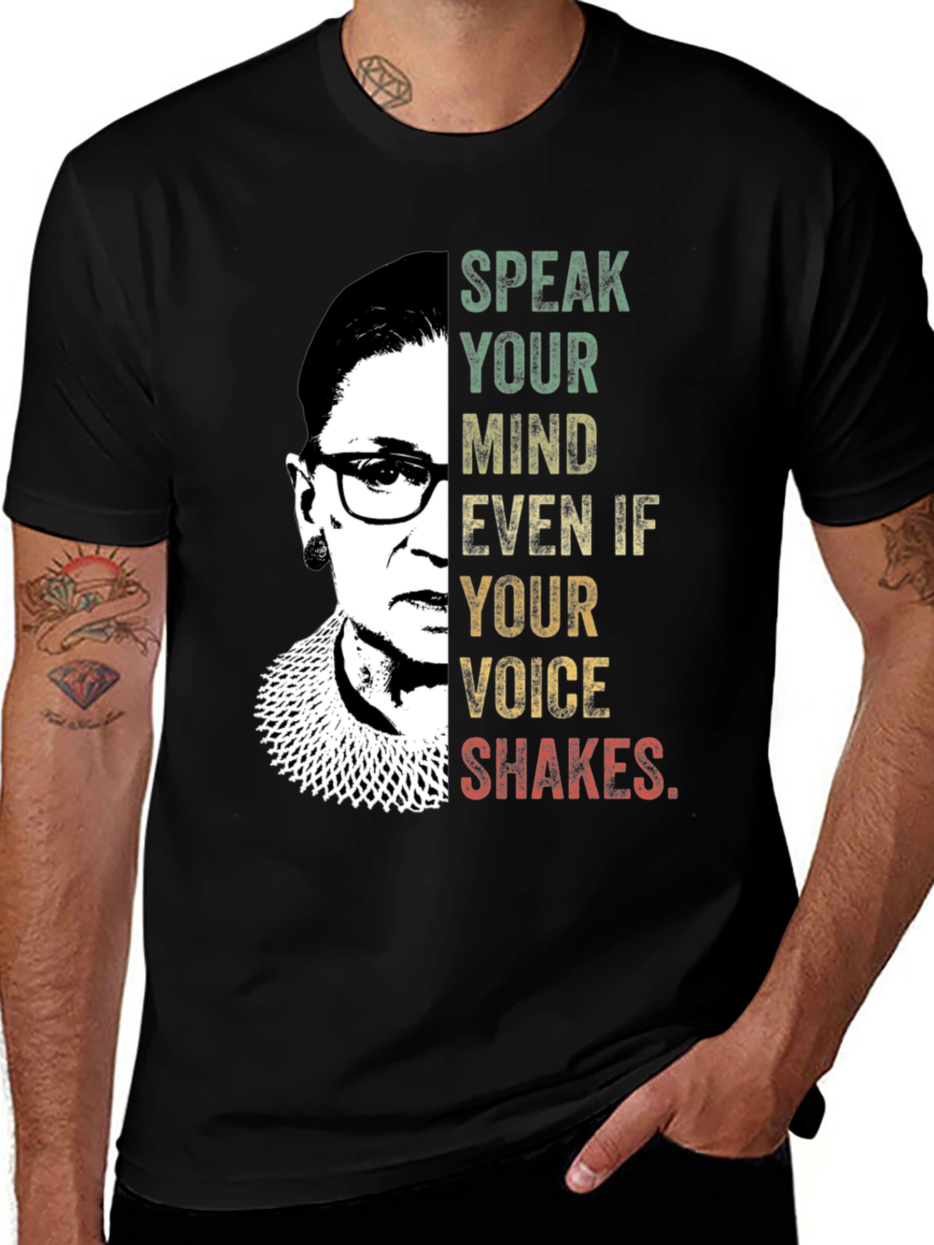 Ruth Bader Ginsburg Speak Your Mind T-Shirt