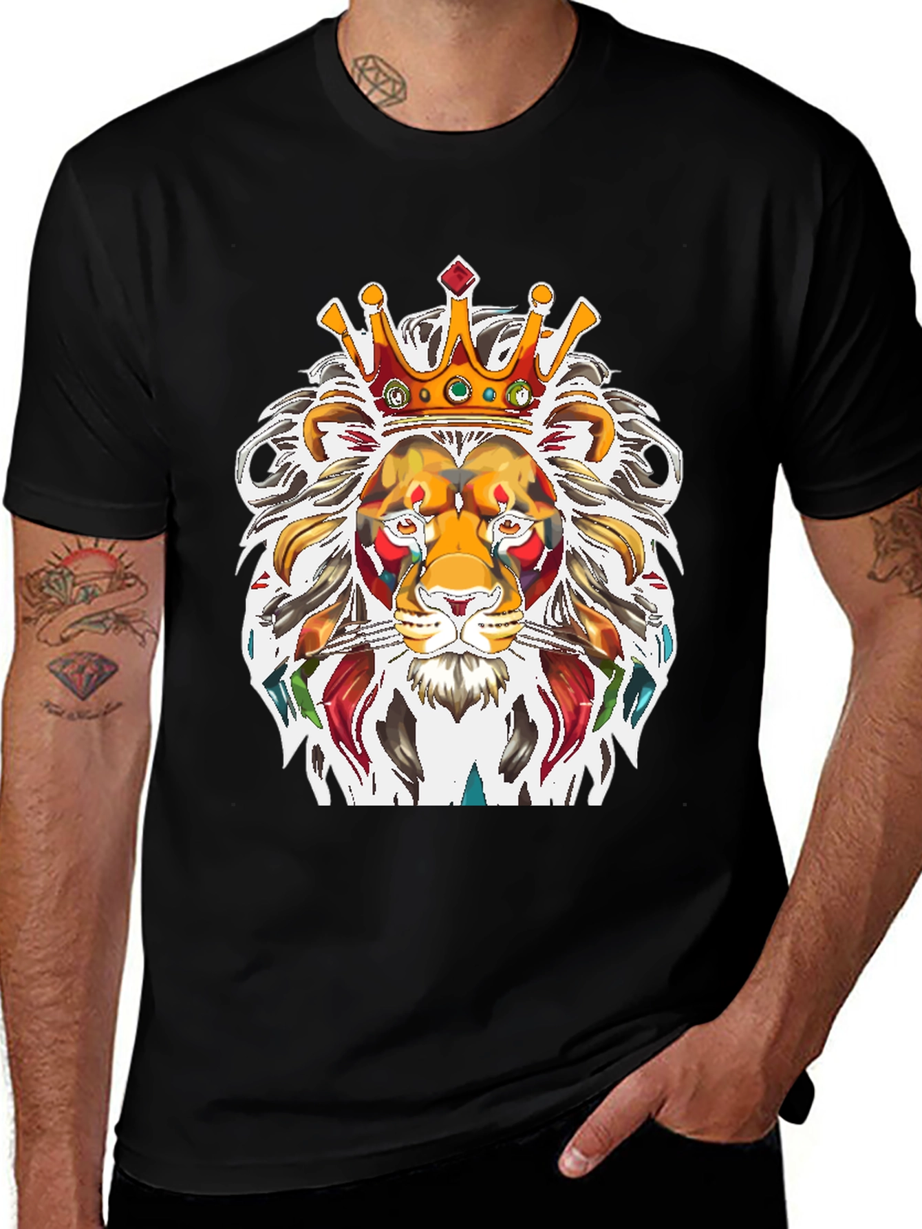 Variant 17 of Lion King Graphic Tee - Black Unisex T-Shirt