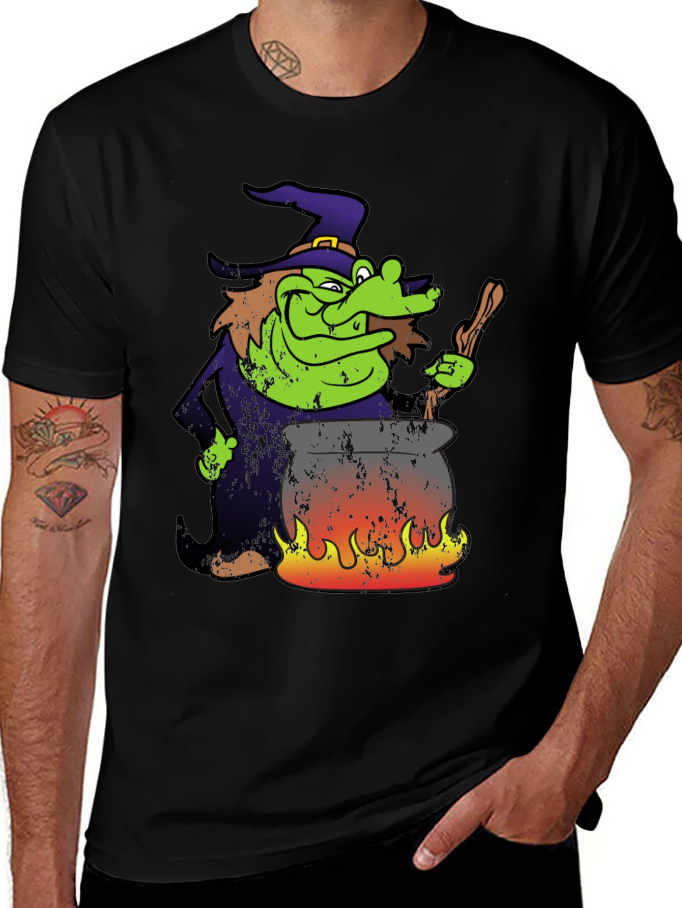 Witch Brew Halloween Graphic T-Shirt