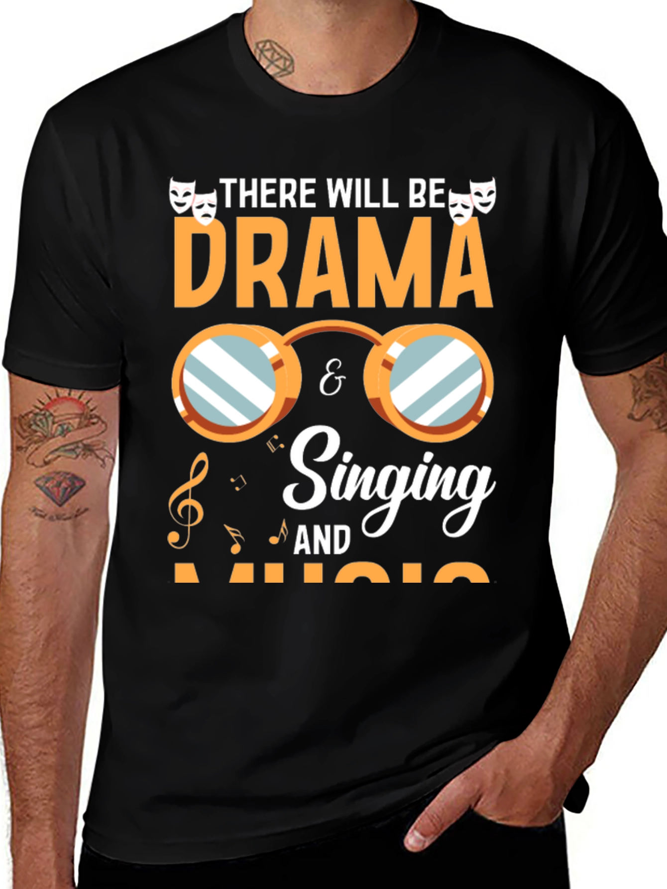 Variant 17 of Drama Singing & Music T-Shirt Theater Performer Gift