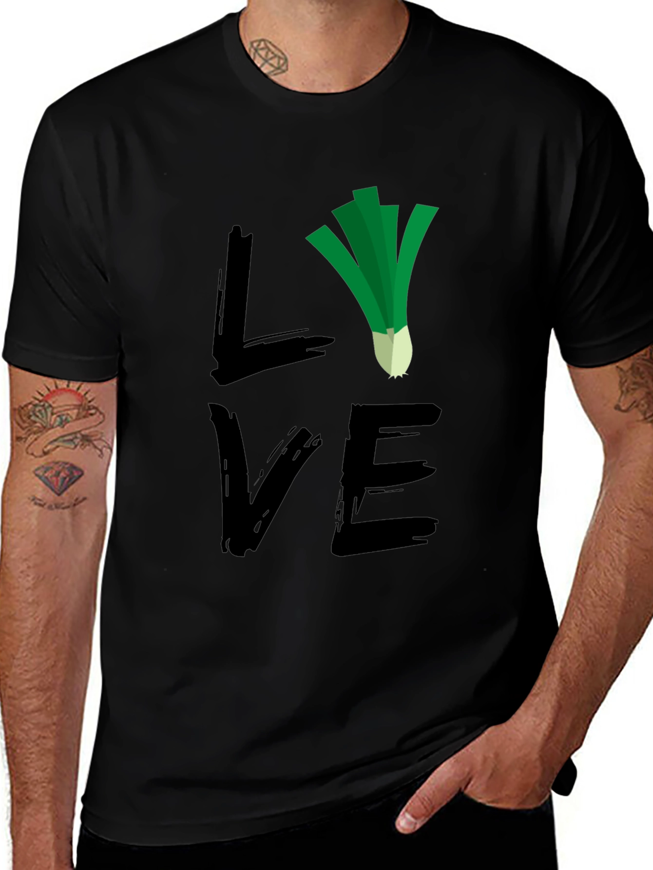 Variant 19 of Leek Love Graphic T-Shirt