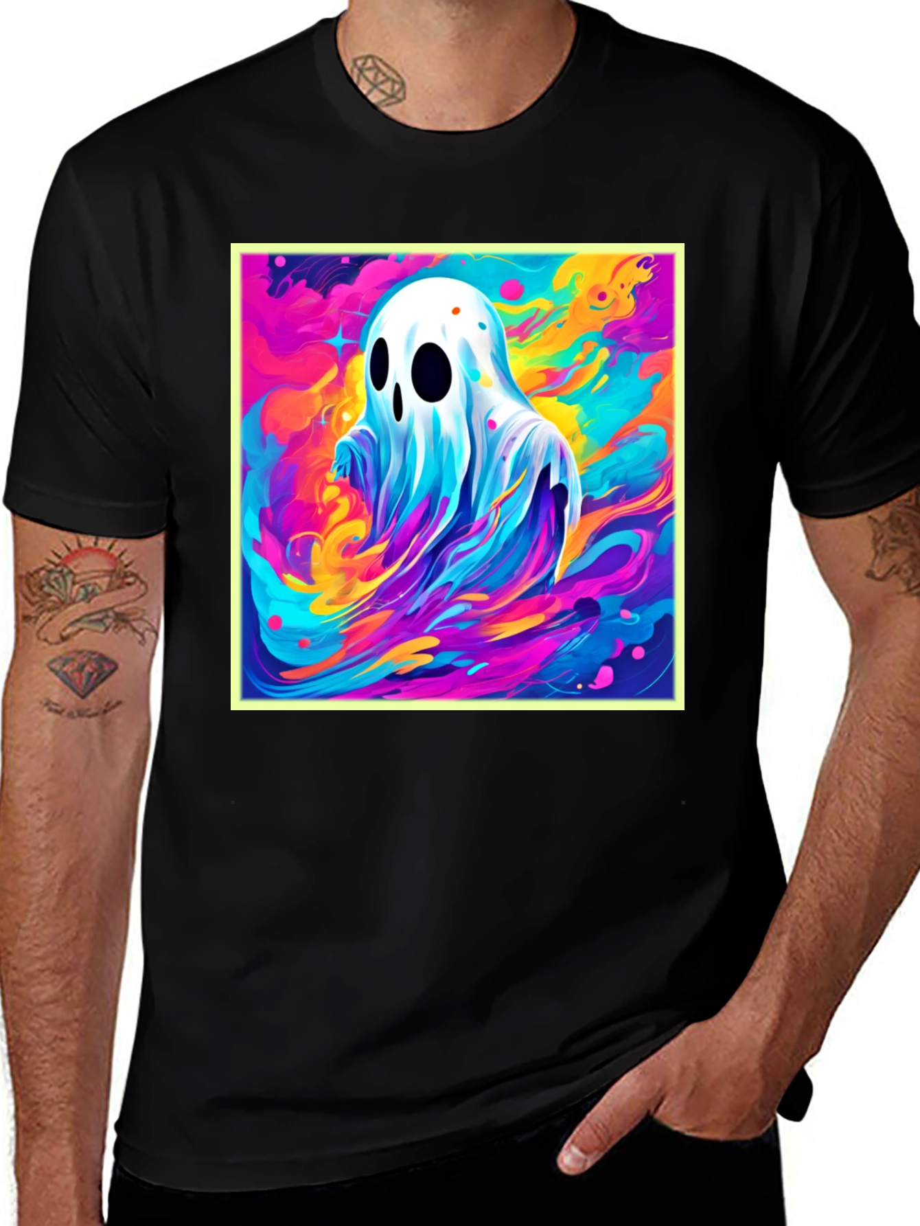 Psychedelic Ghost T-Shirt