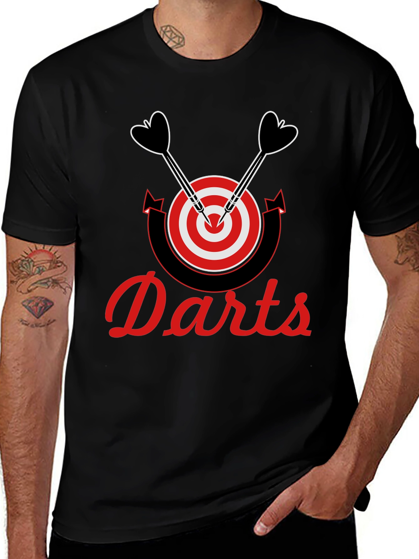 Darts T-Shirt: Target Graphic Tee for Dart Players