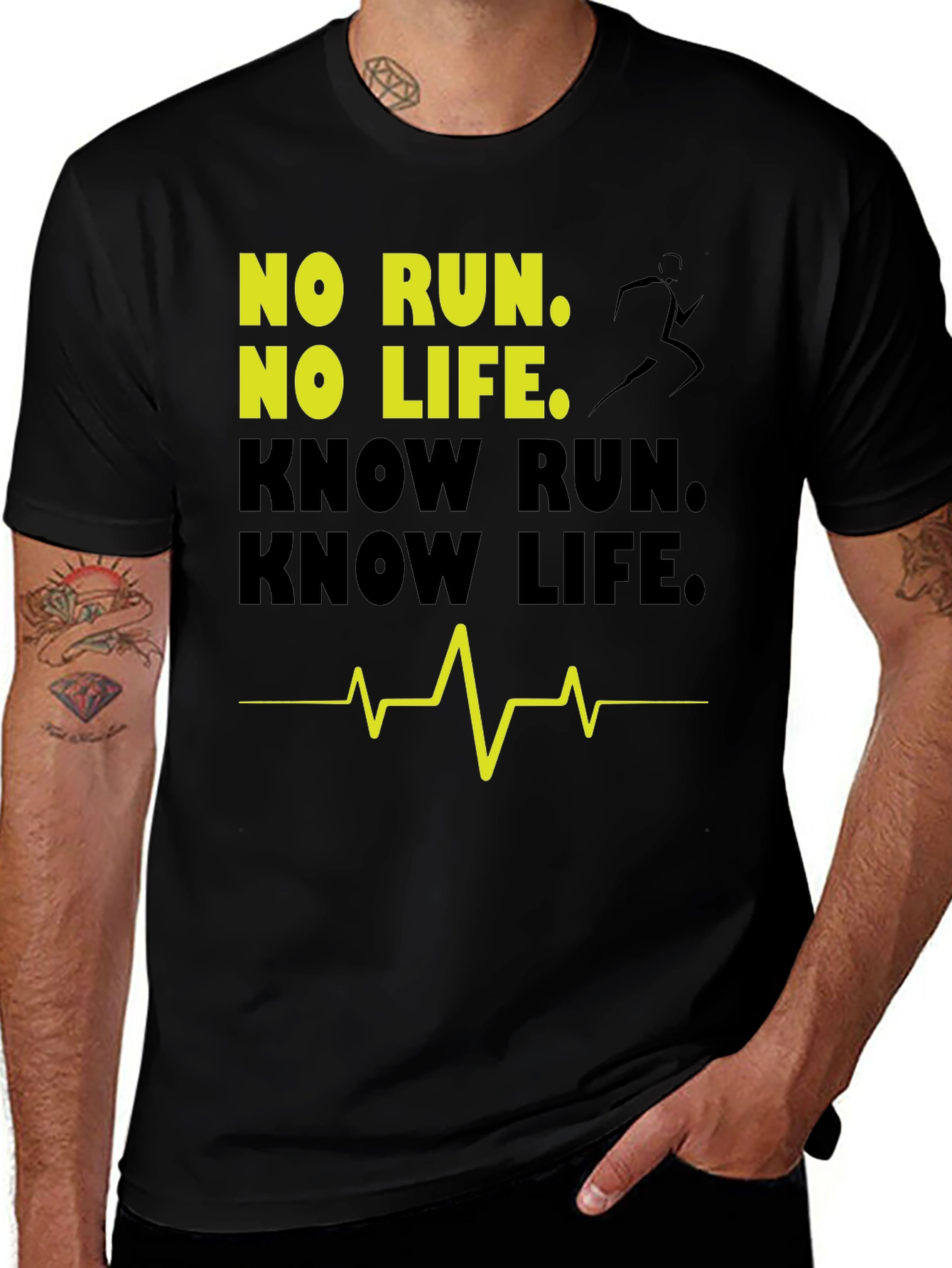 Variant 11 of No Run No Life Graphic Tee