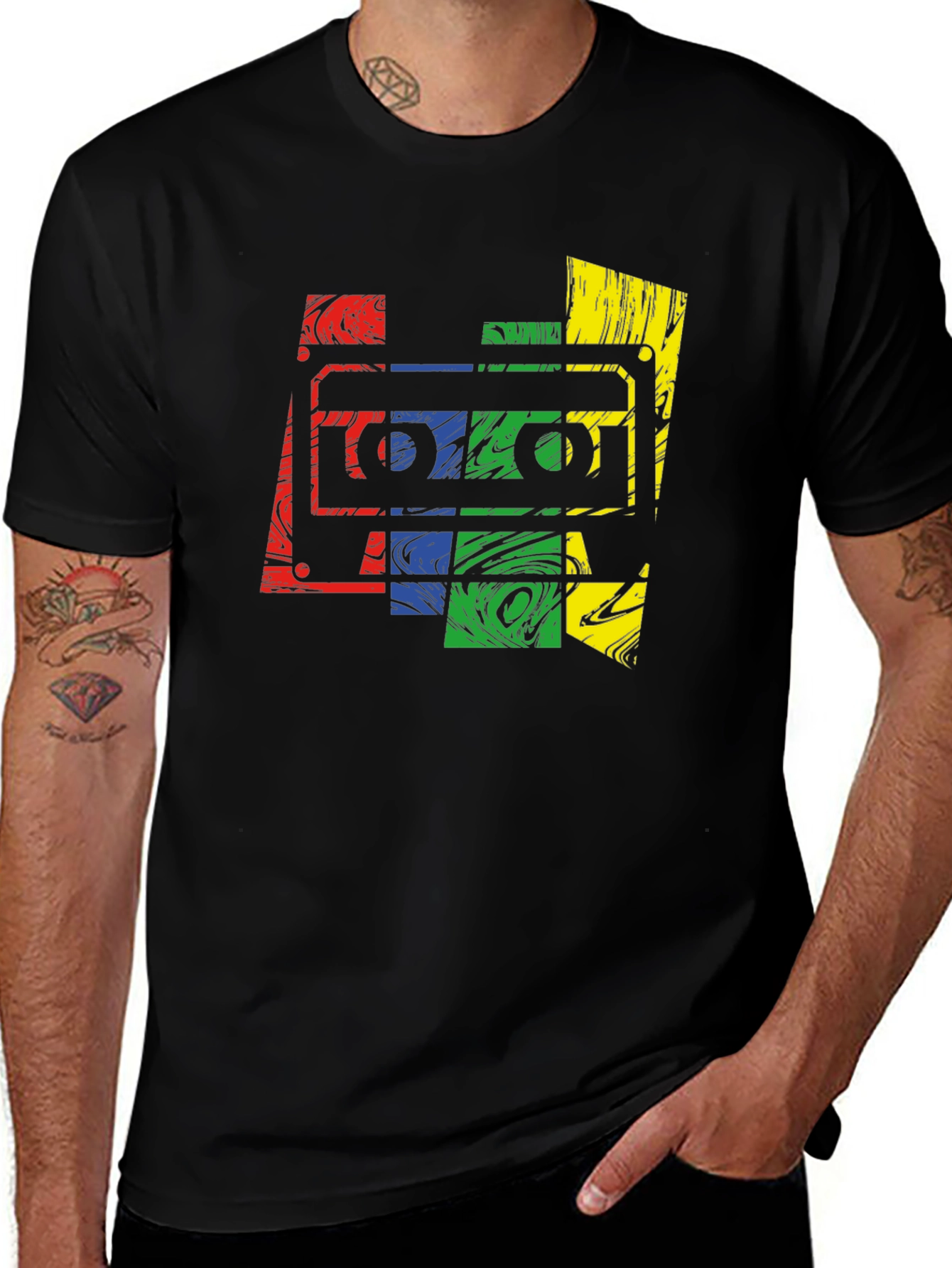 Variant 24 of Retro Cassette Tape Graphic Tee