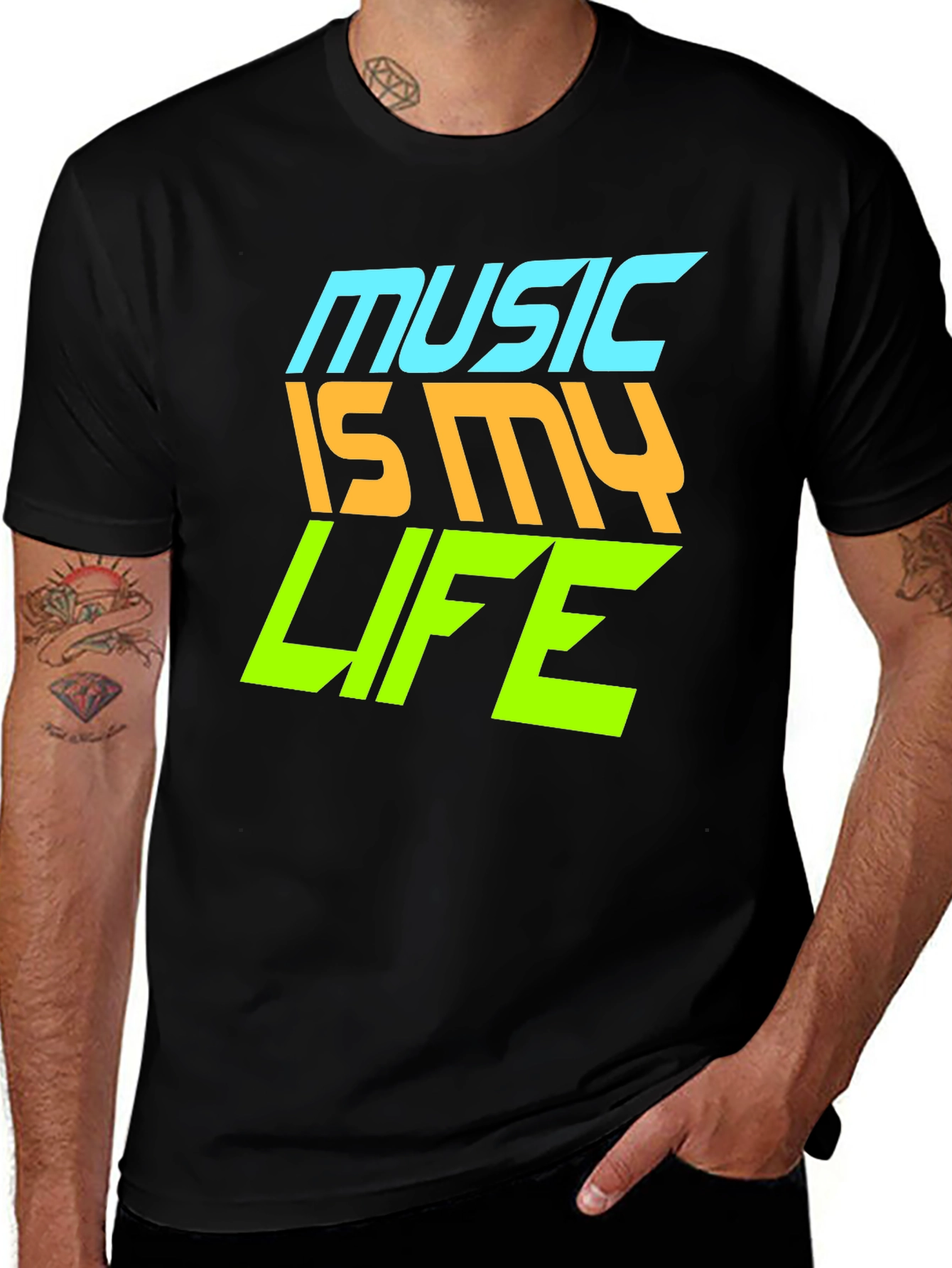 Variant 26 of Music Is My Life Graphic Tee