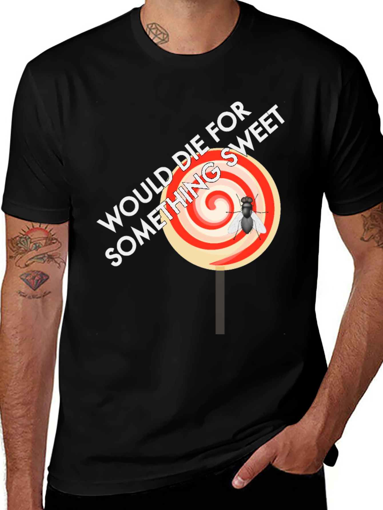 Variant 11 of Sweet Temptation Black T-Shirt