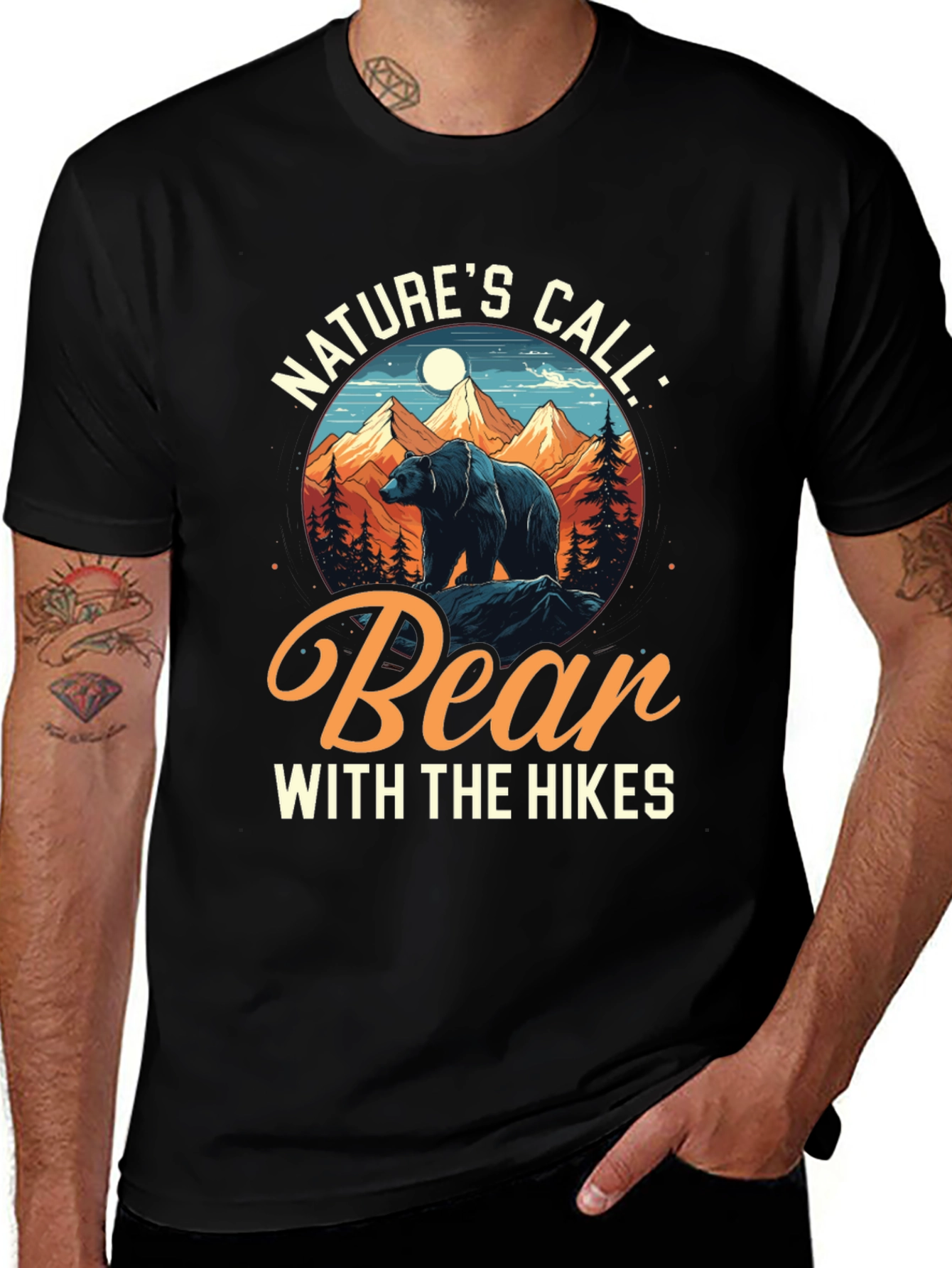 Variant 20 of Nature's Call Bear Hike T-Shirt