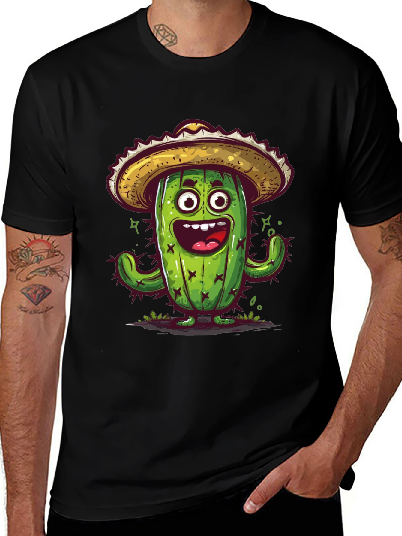 Variant 11 of Cactus Cartoon T-Shirt