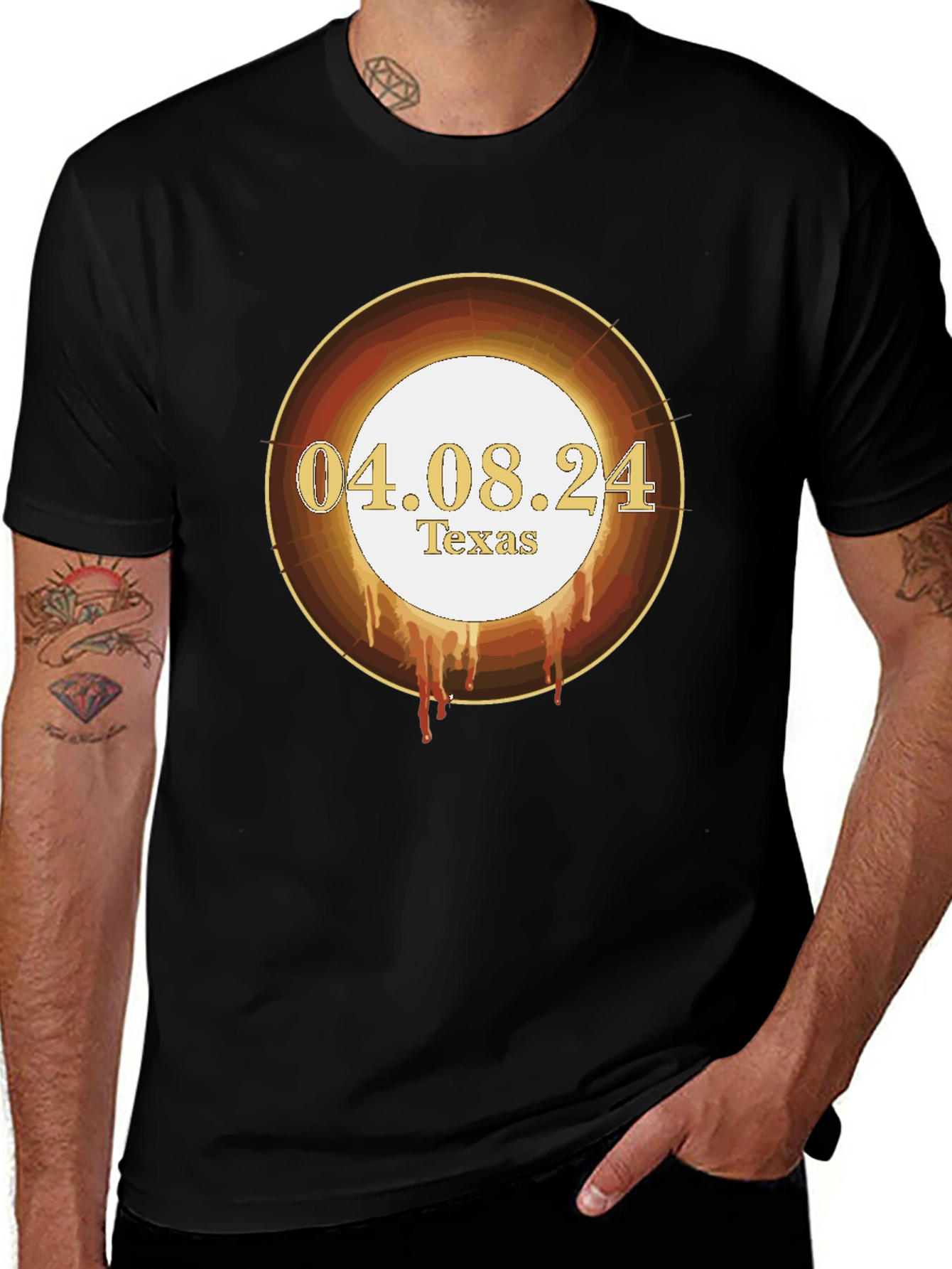 Variant 13 of Texas Eclipse 04.08.24 T-Shirt
