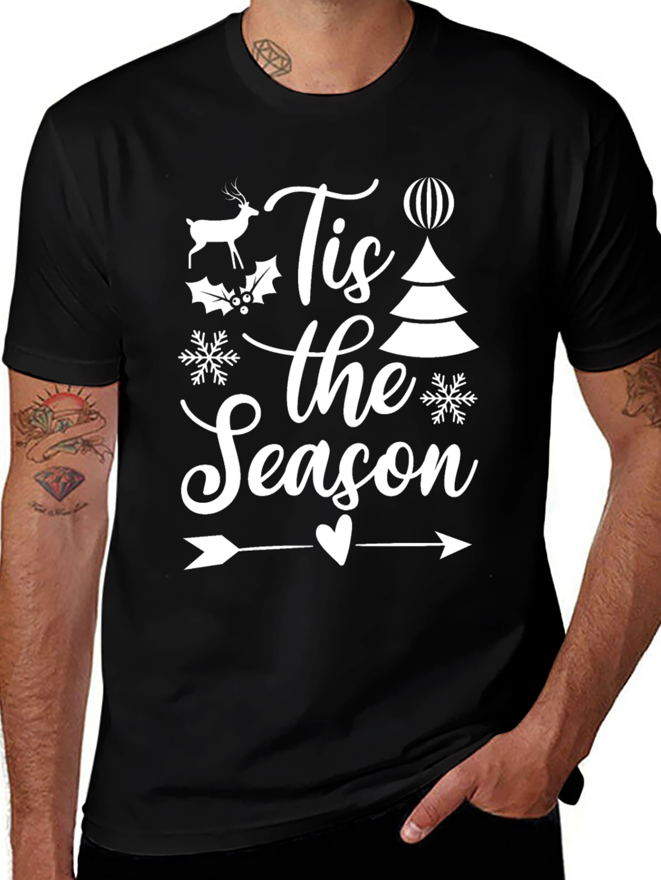 Tis the Season Graphic Tee Holiday T-Shirt
