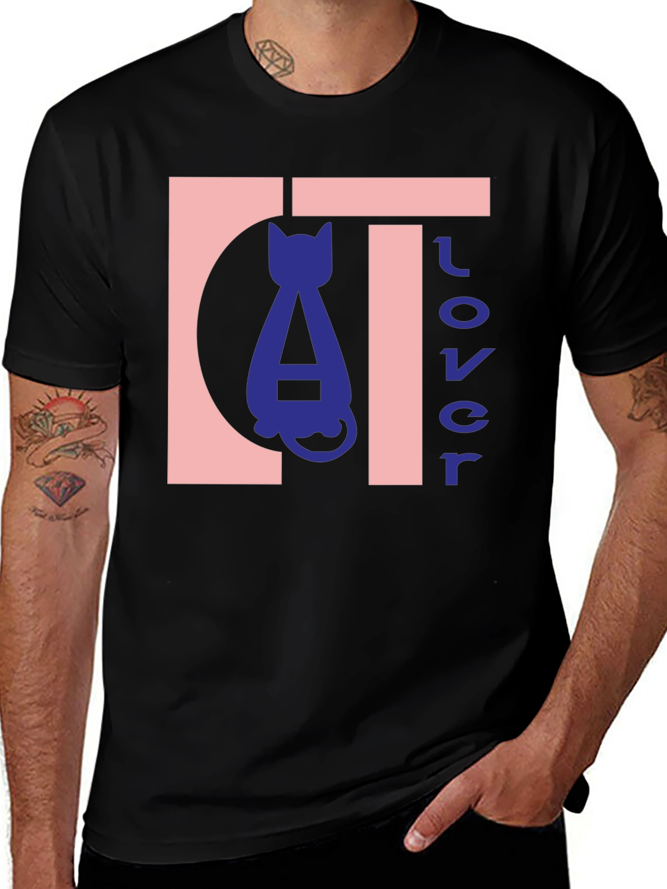 Variant 16 of Cat Lover Graphic T-Shirt - Unique Design