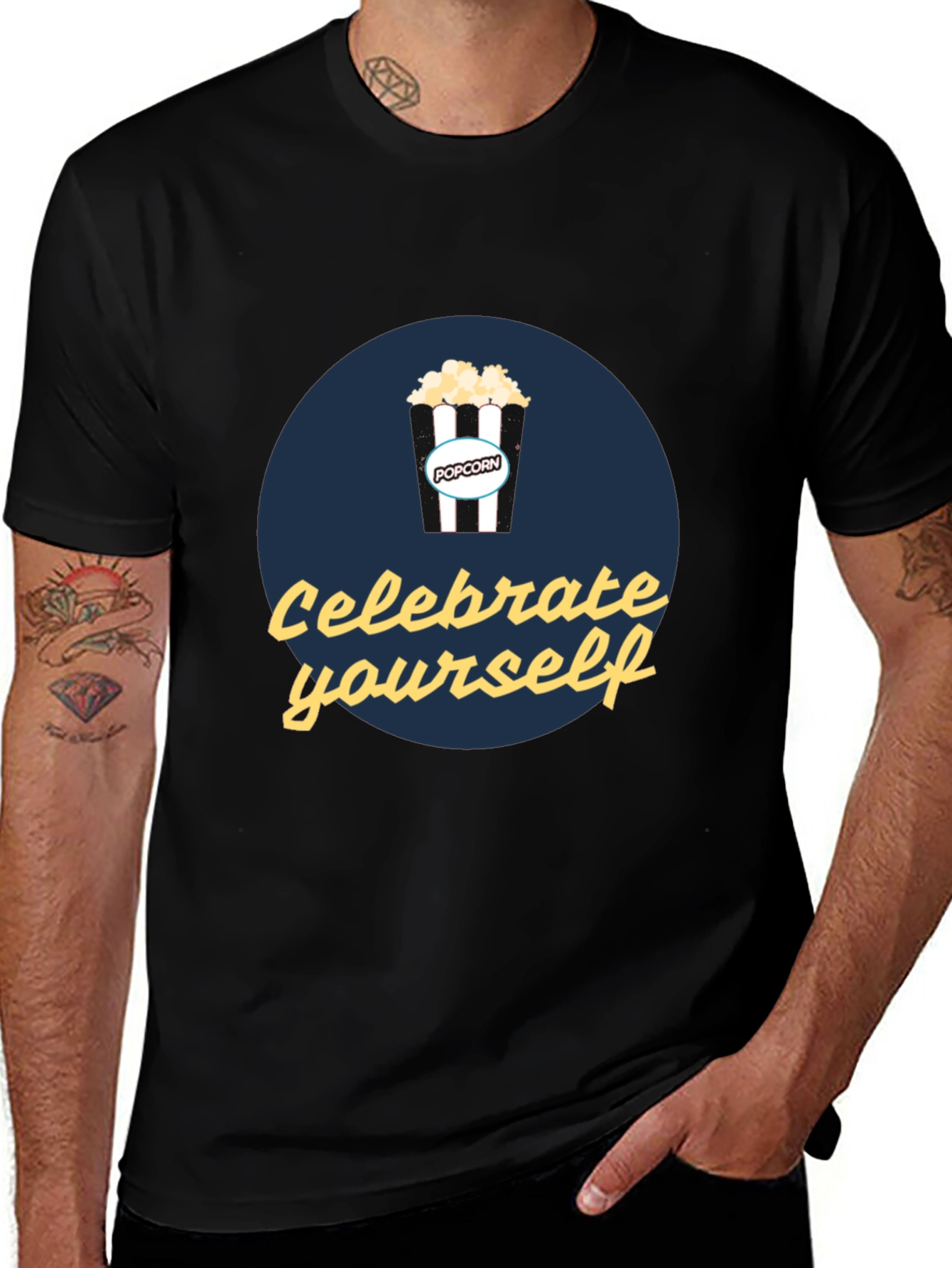 Variant 18 of Celebrate Yourself - Popcorn Graphic Tee