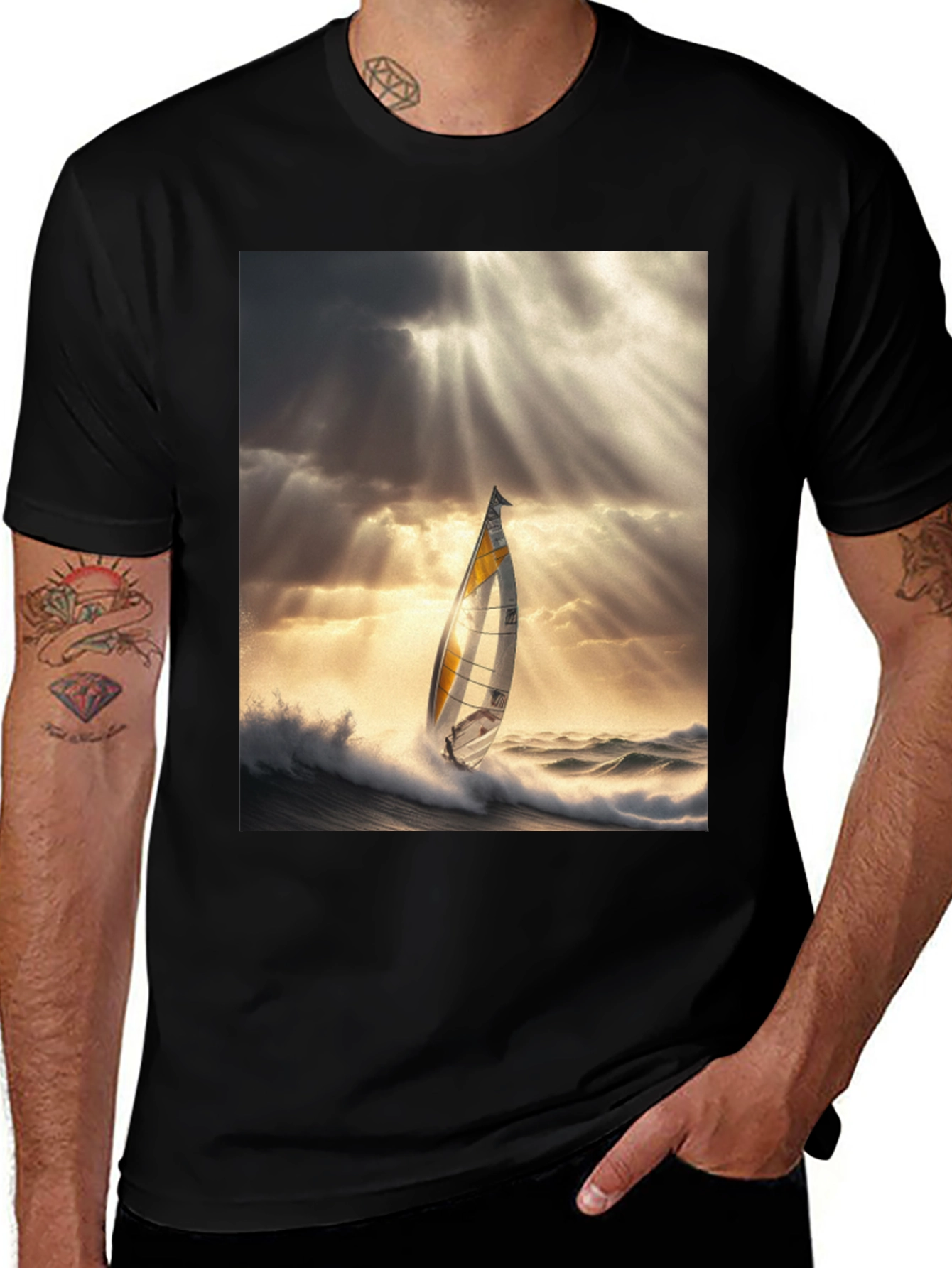 Variant 11 of Sailboat Graphic T-Shirt