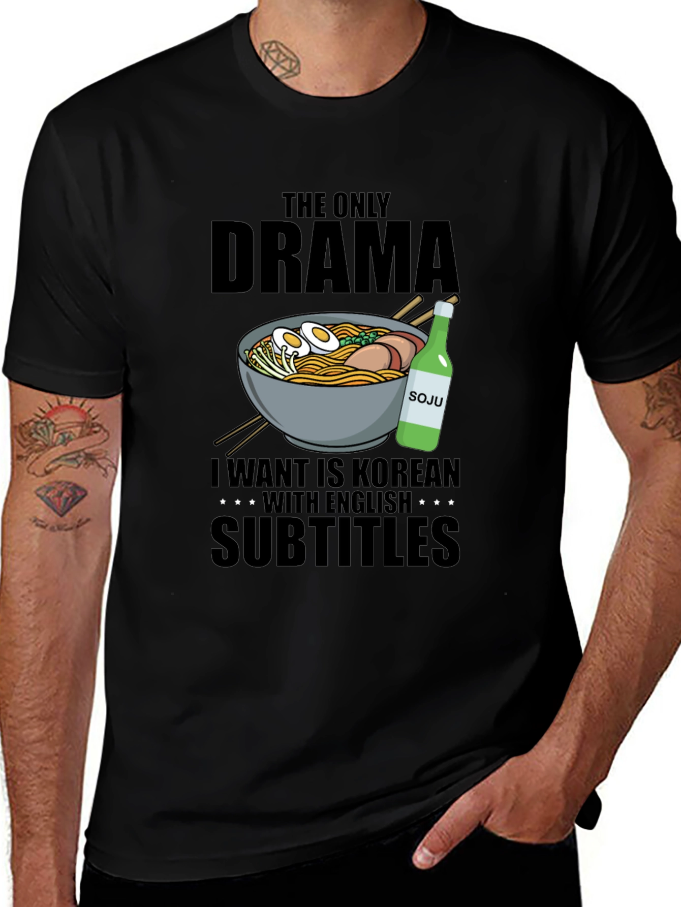 Variant 15 of Korean Drama Soju T-Shirt