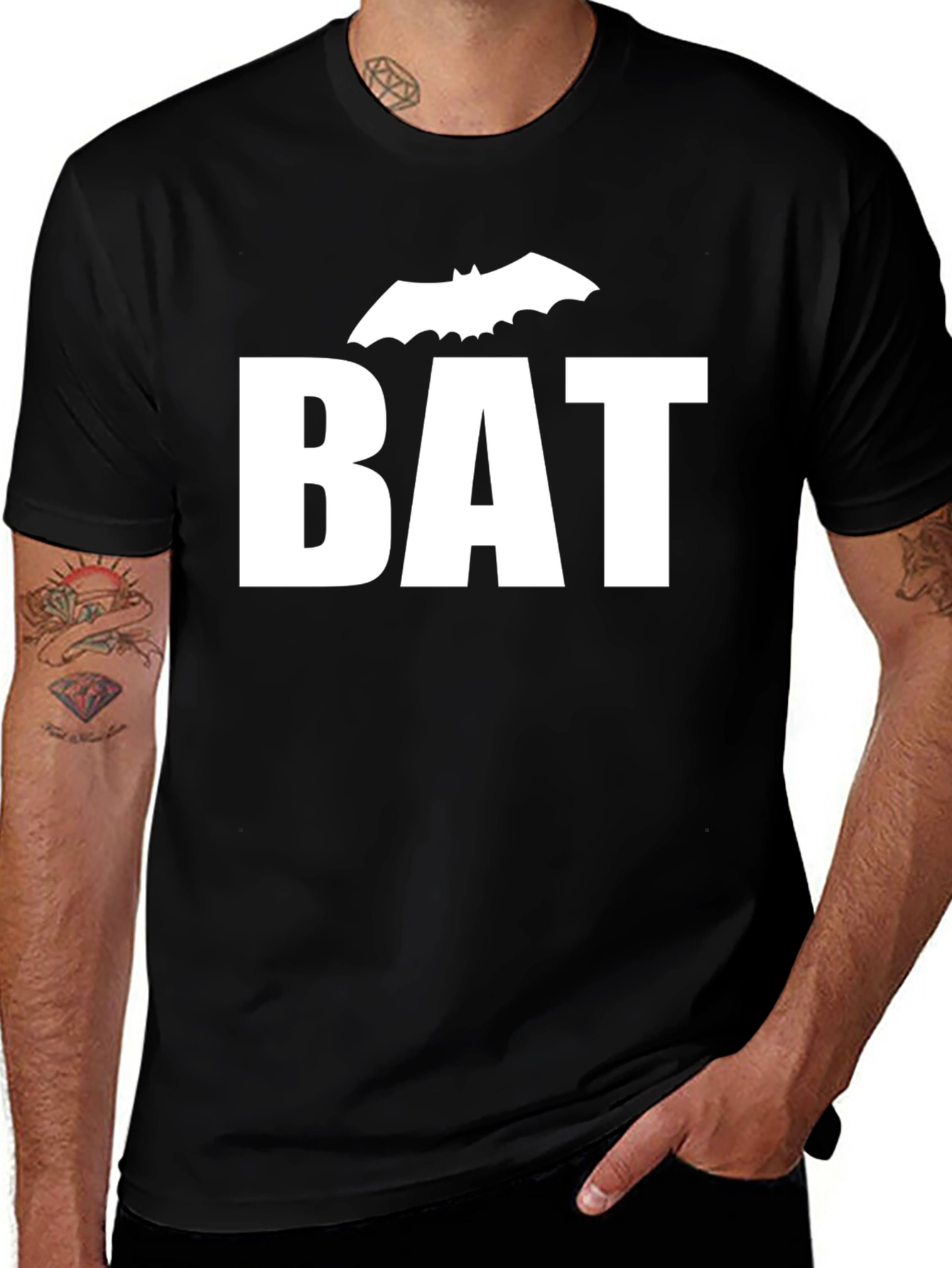 Variant 19 of Bat T-Shirt - Graphic Tee for Halloween