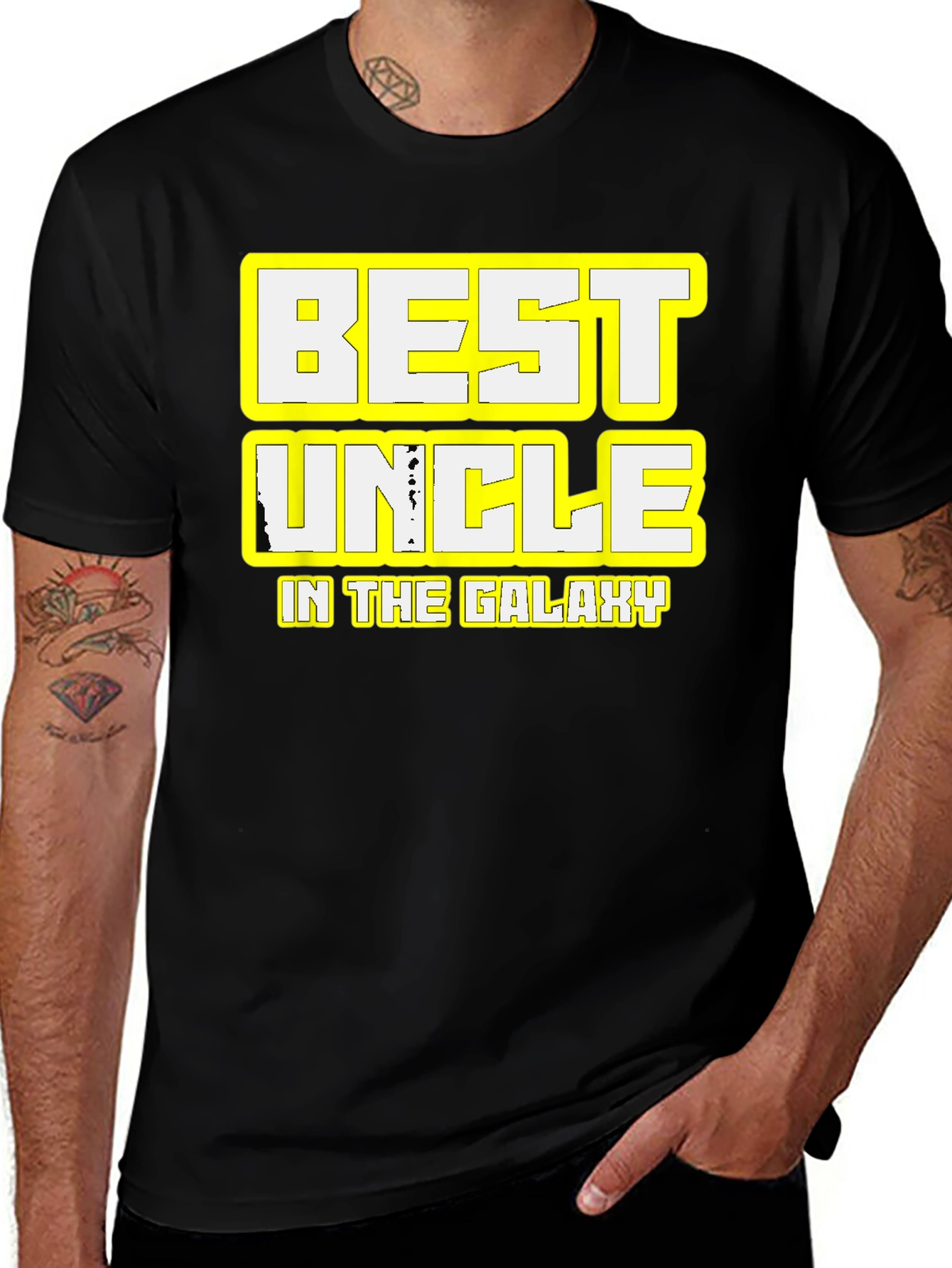 Variant 20 of Best Uncle in the Galaxy T-Shirt