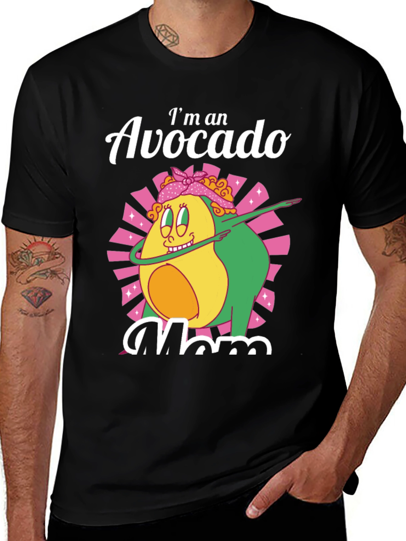 Variant 17 of I'm an Avocado Mom T-Shirt - Funny Graphic Tee