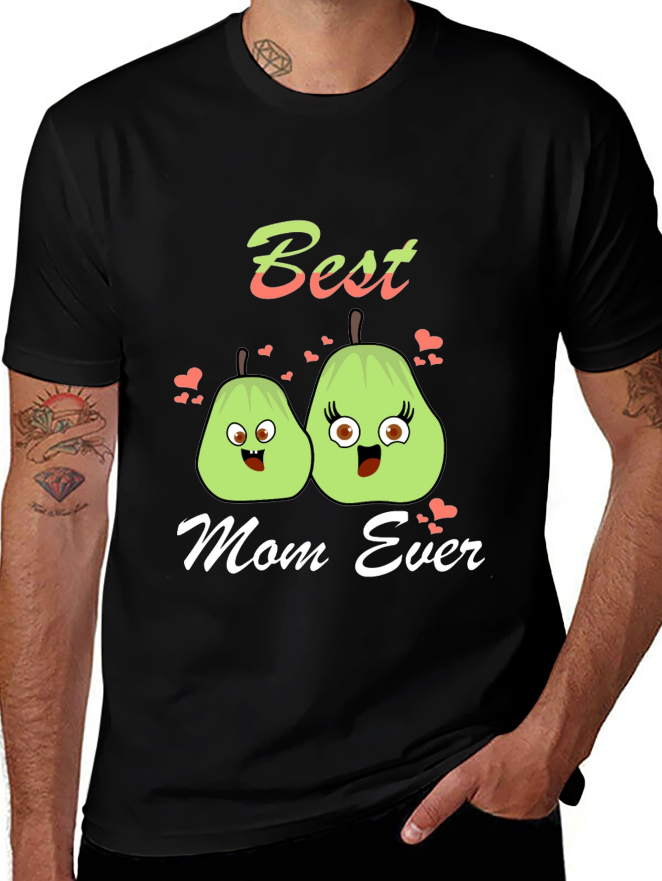 Variant 11 of Best Mom Ever T-Shirt Cute Avocado Design