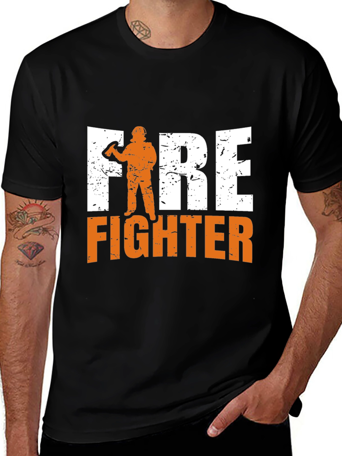 Variant 16 of Firefighter Graphic T-Shirt