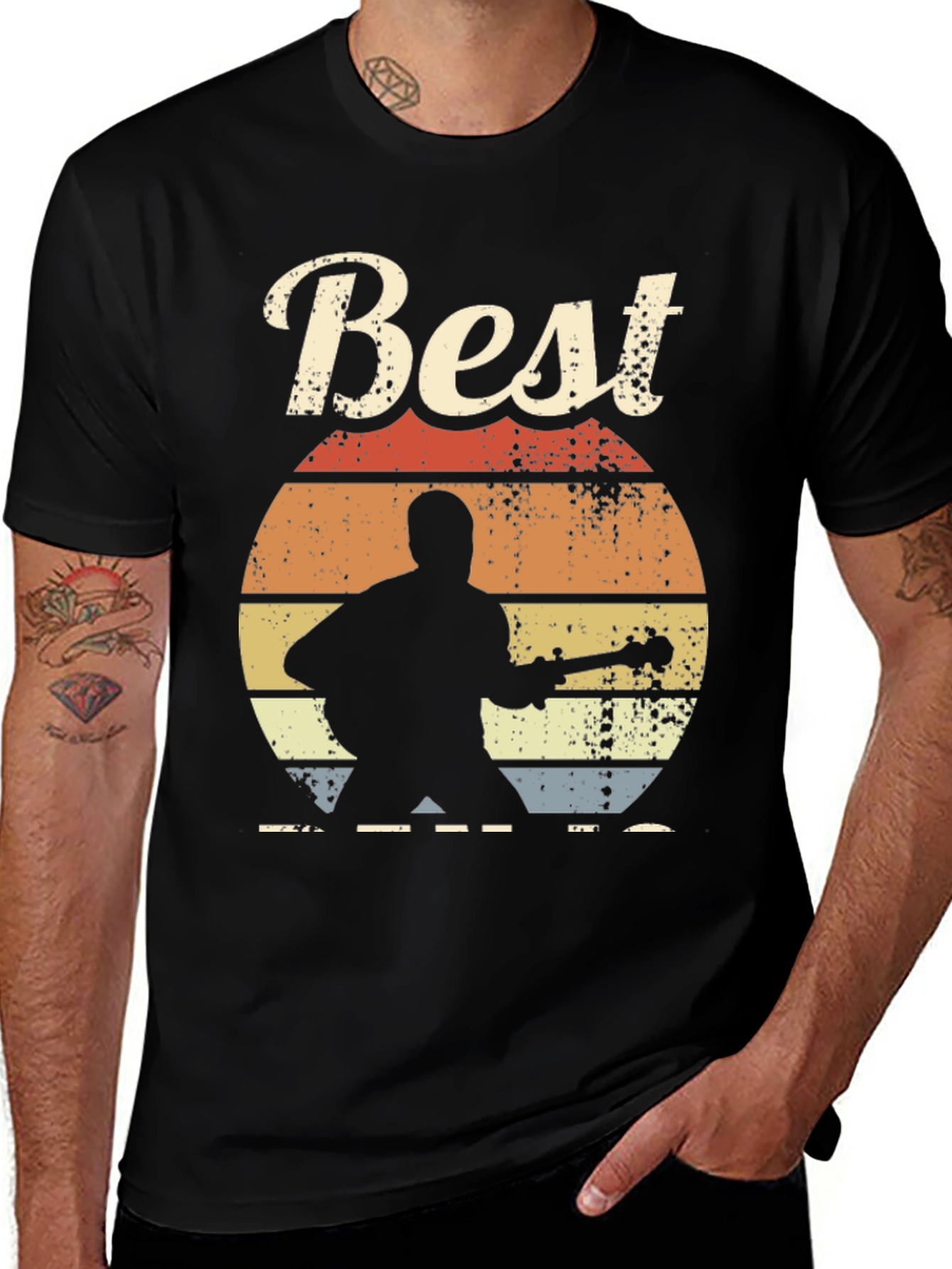 Variant 9 of Best Guitarist Vintage T-Shirt