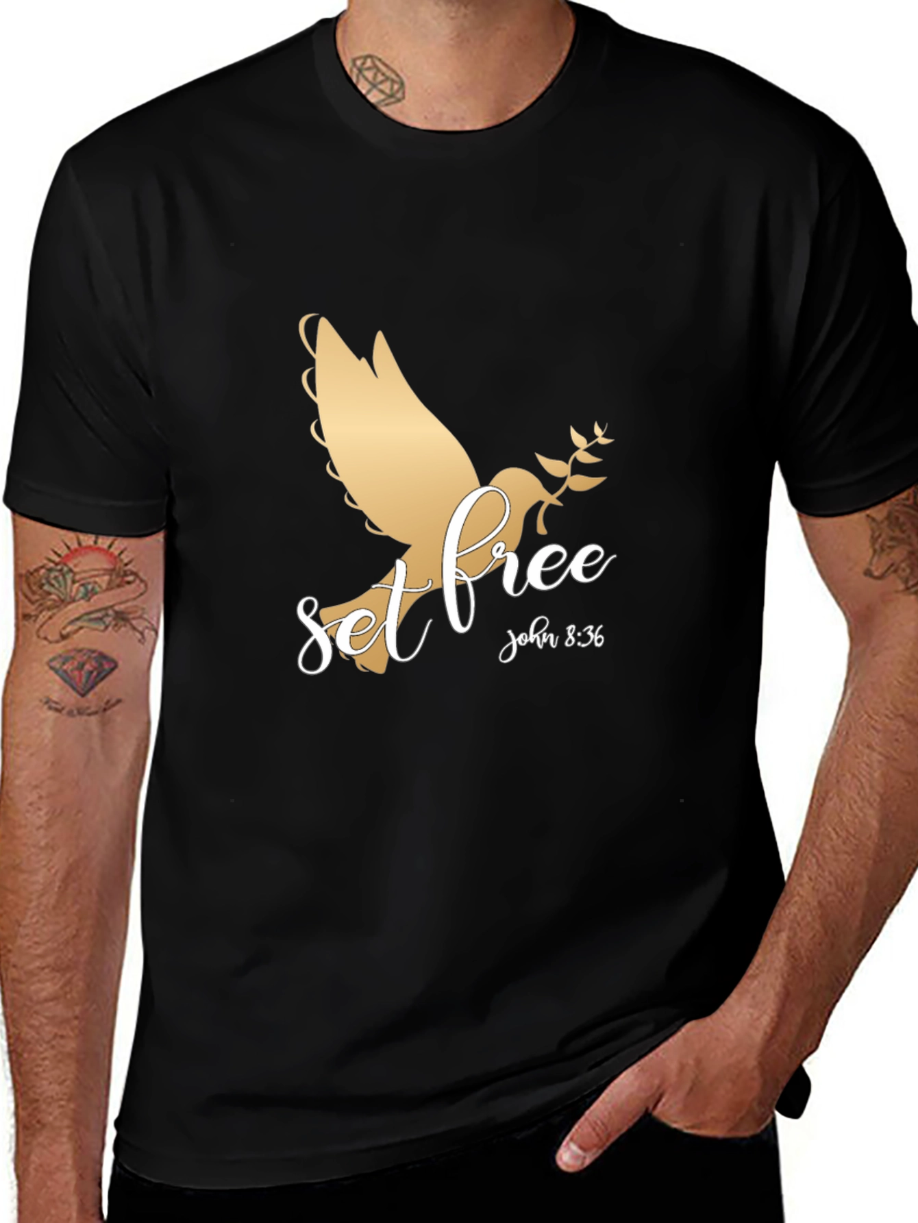 Variant 3 of Set Free Dove Graphic T-Shirt