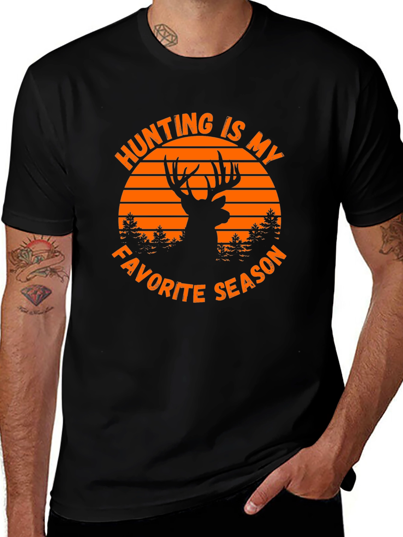 Variant 3 of Hunting is My Favorite Season Graphic T-Shirt