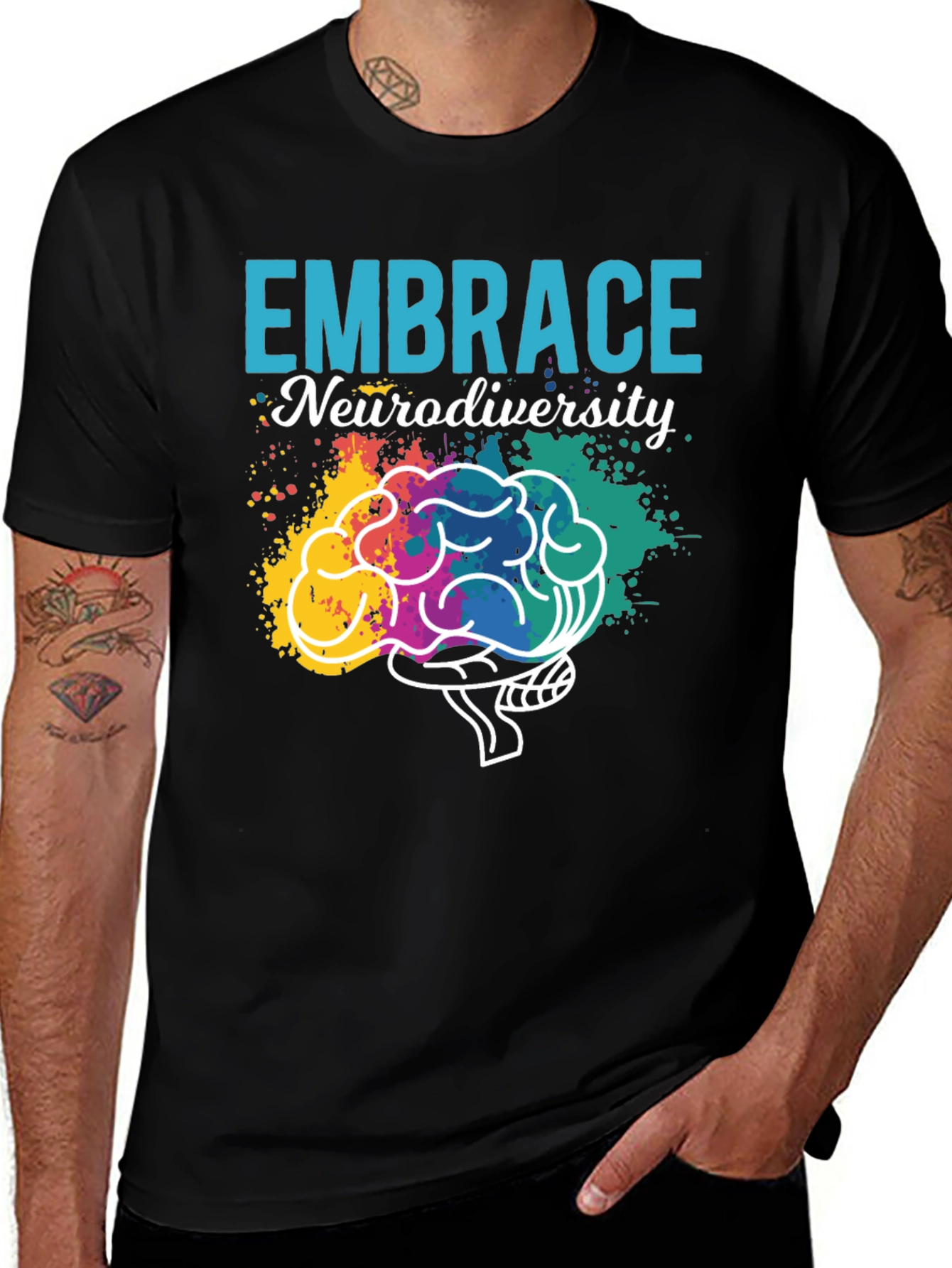 Variant 17 of Embrace Neurodiversity T-Shirt