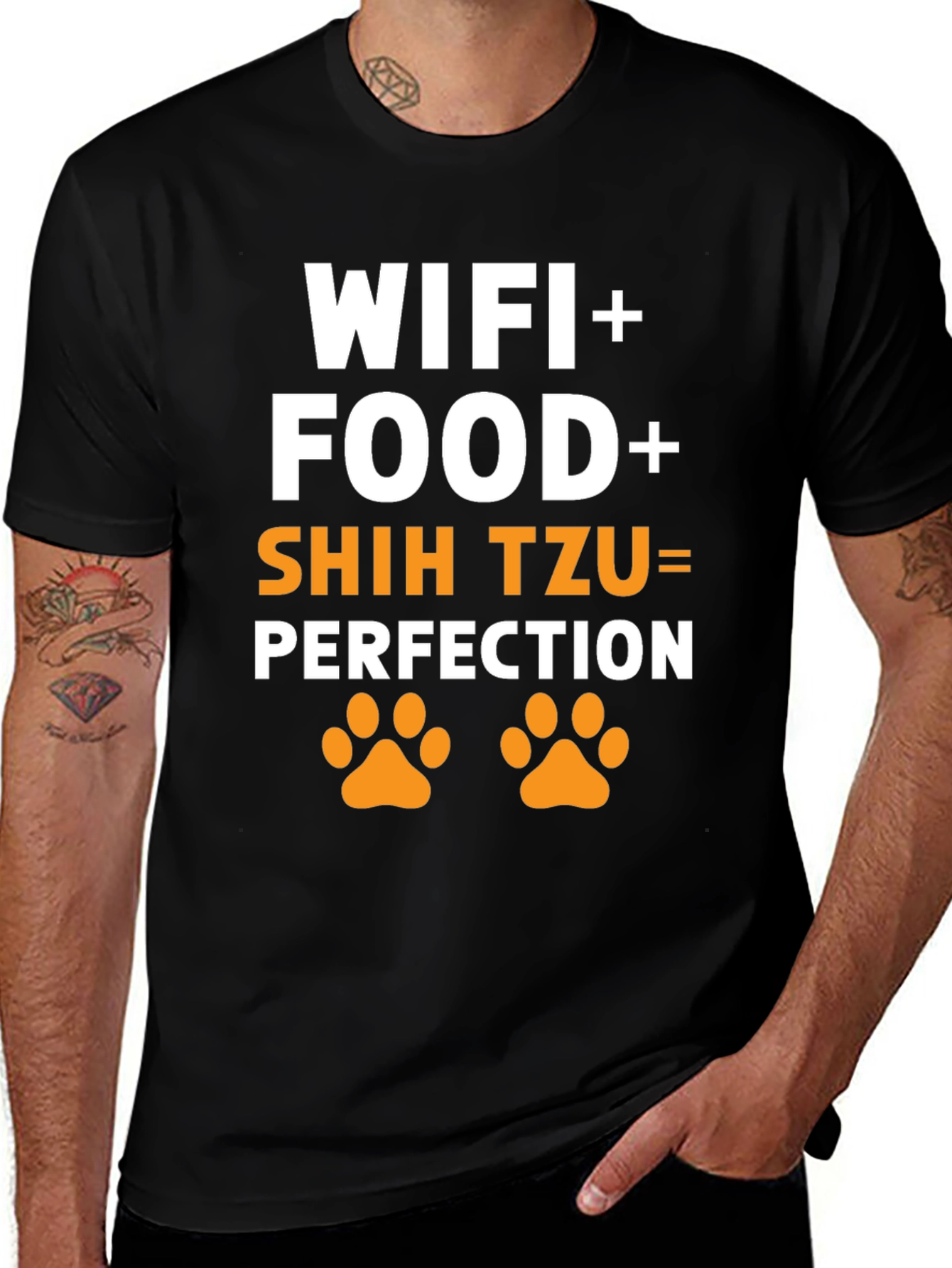 Variant 16 of Wifi Food Shih Tzu Perfection T-Shirt