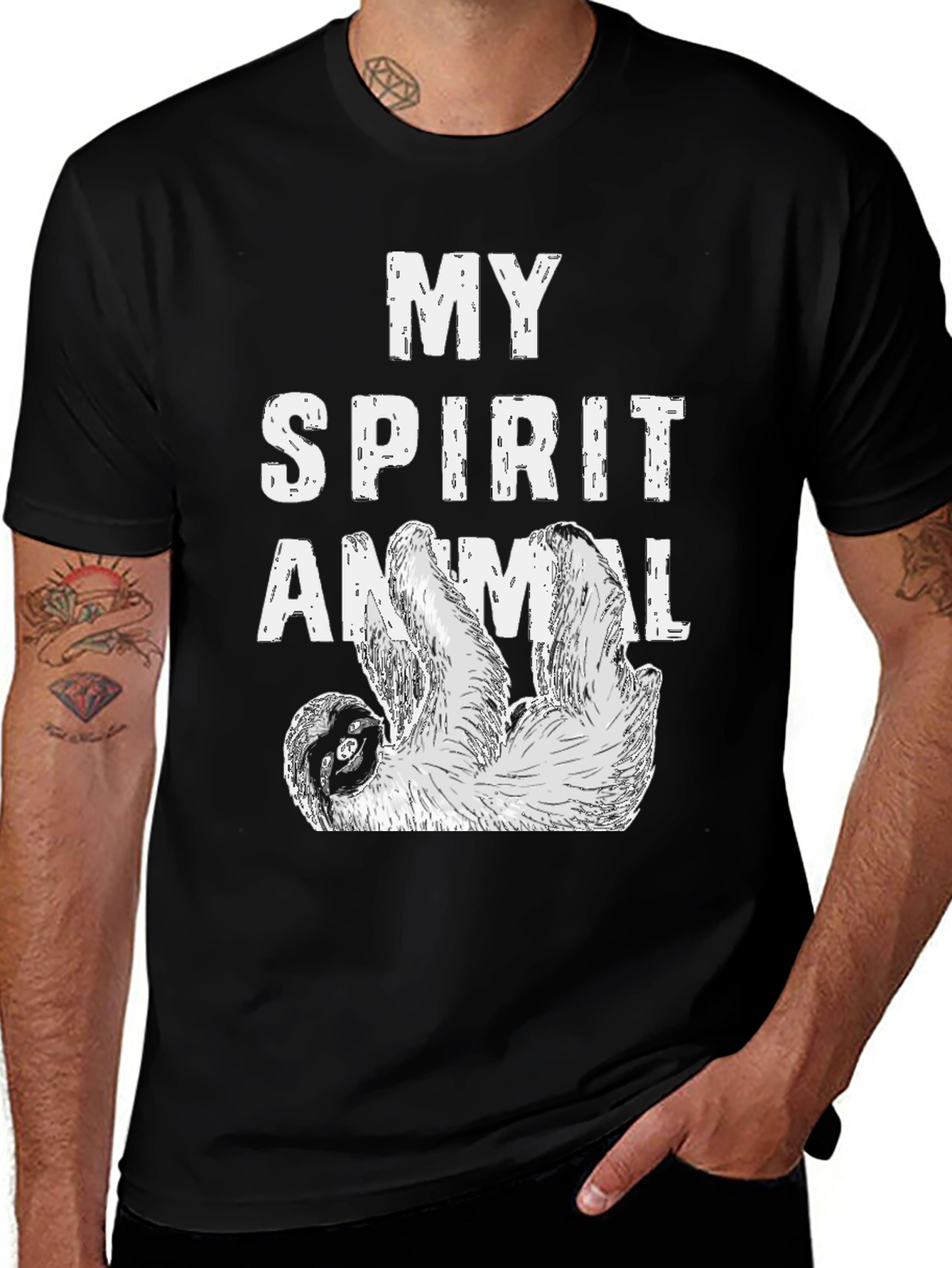 Variant 12 of My Spirit Animal Sloth Graphic T-Shirt