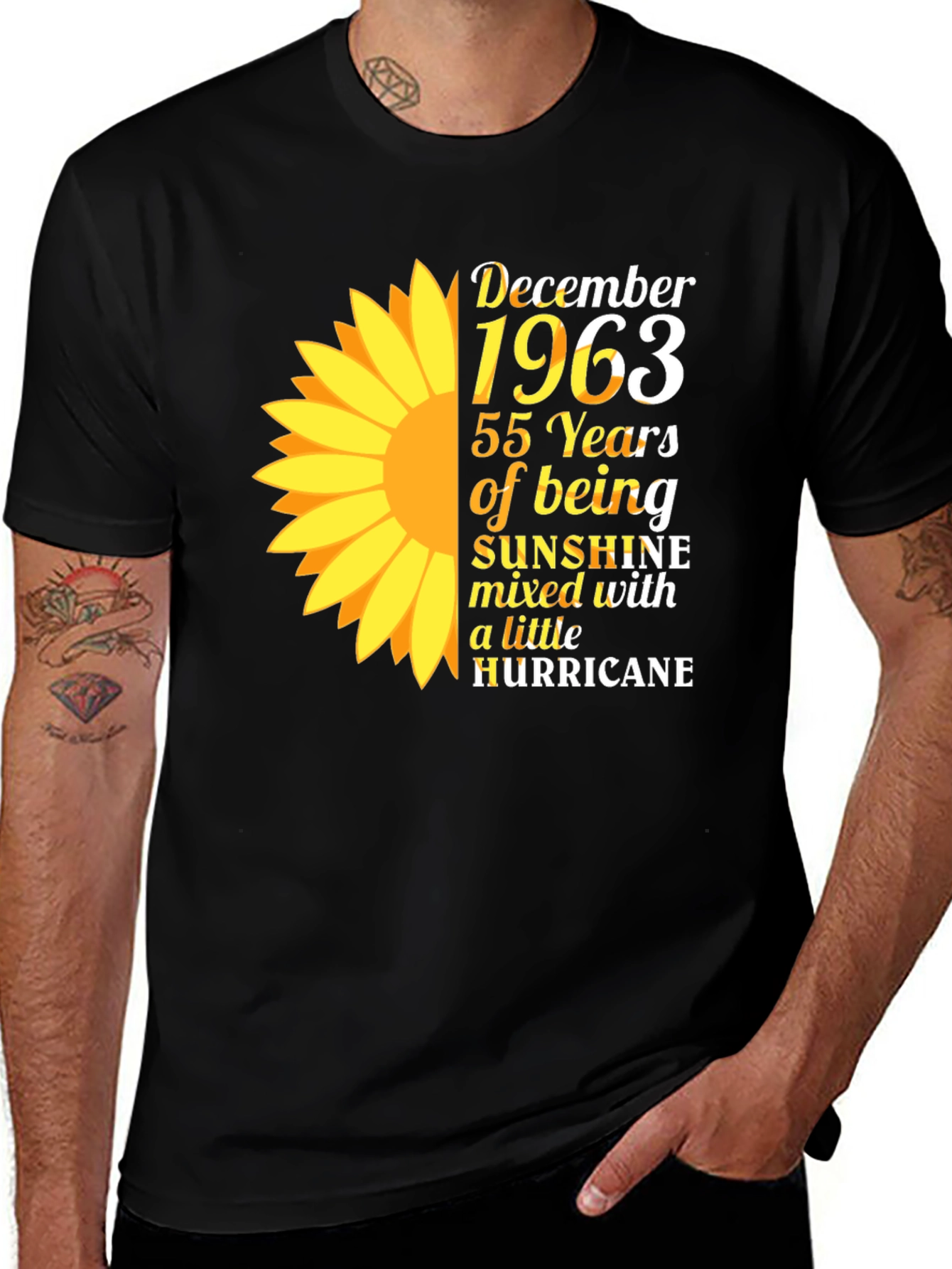 Variant 24 of December 1963 Sunflower Graphic T-Shirt
