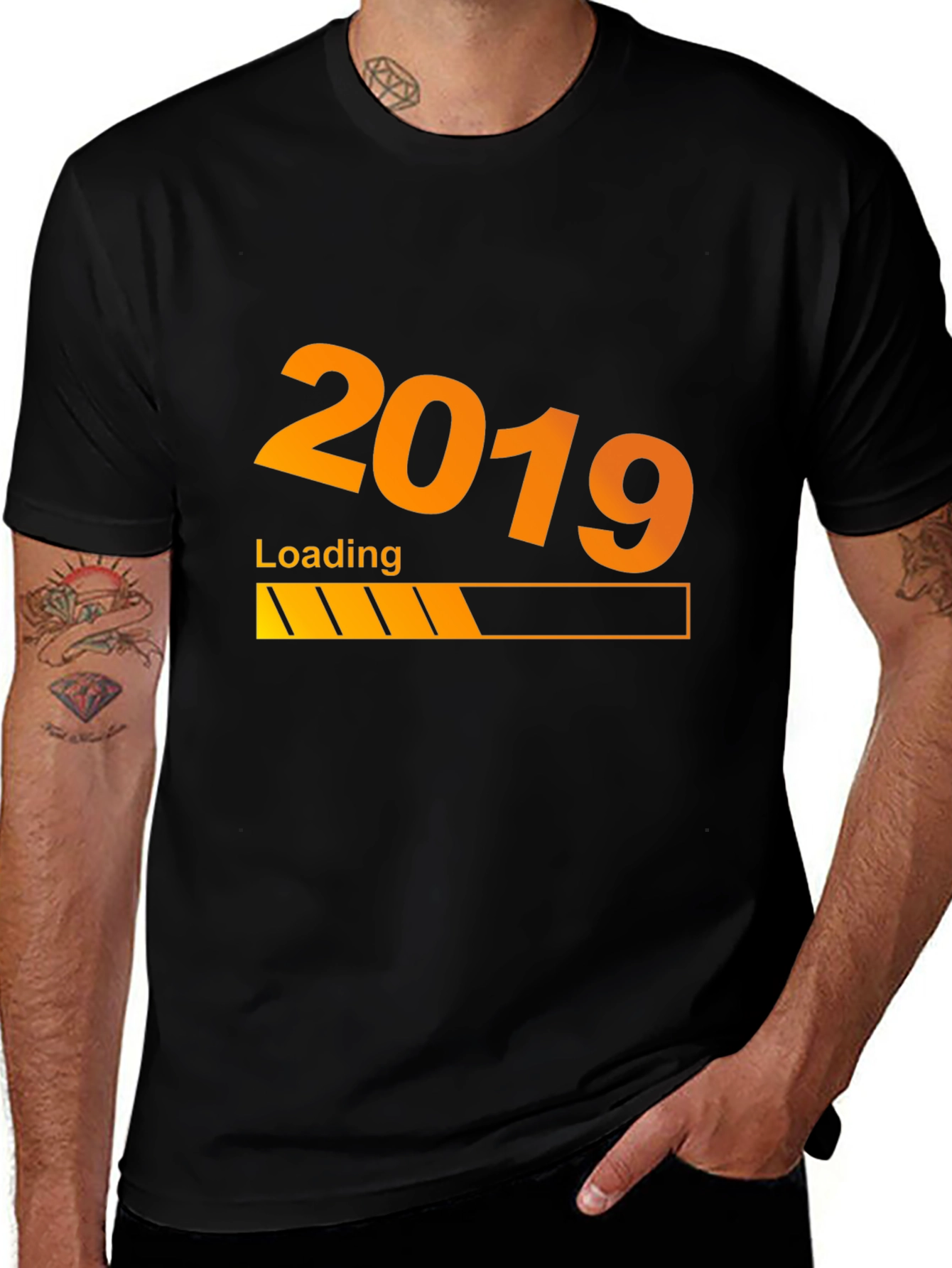 Variant 29 of 2019 Loading Graphic Tee - Black