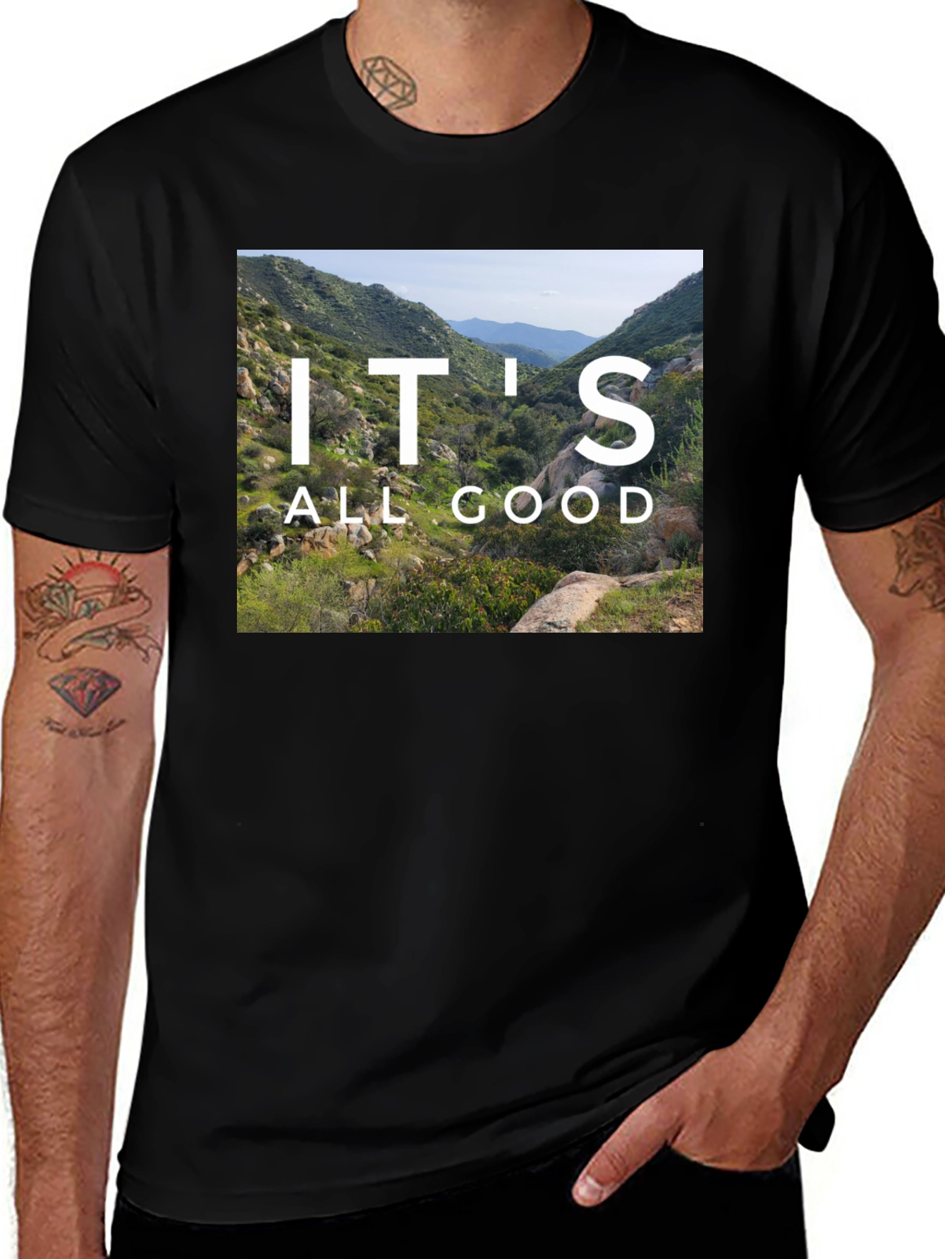 Variant 7 of It's All Good Mountain Graphic Tee