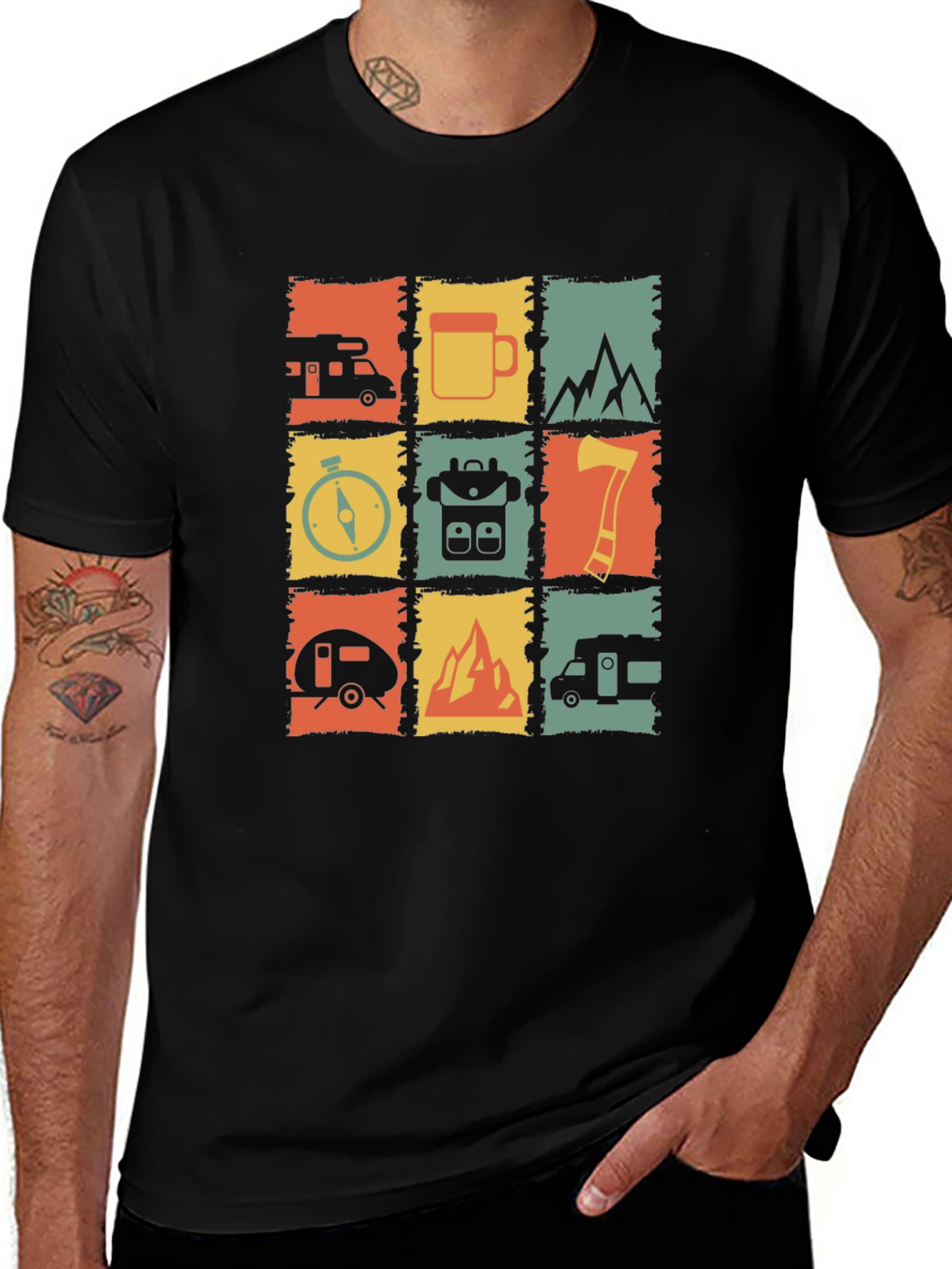 Variant 9 of Camping Adventure T-Shirt - Camper, Nature, Outdoors